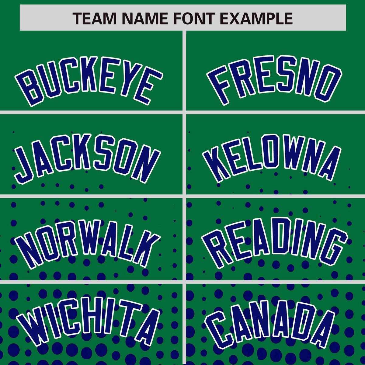 Custom Kelly Green Royal Gradient Varsity Full-Snap Polka Dot Pattern Letterman Baseball Jacket