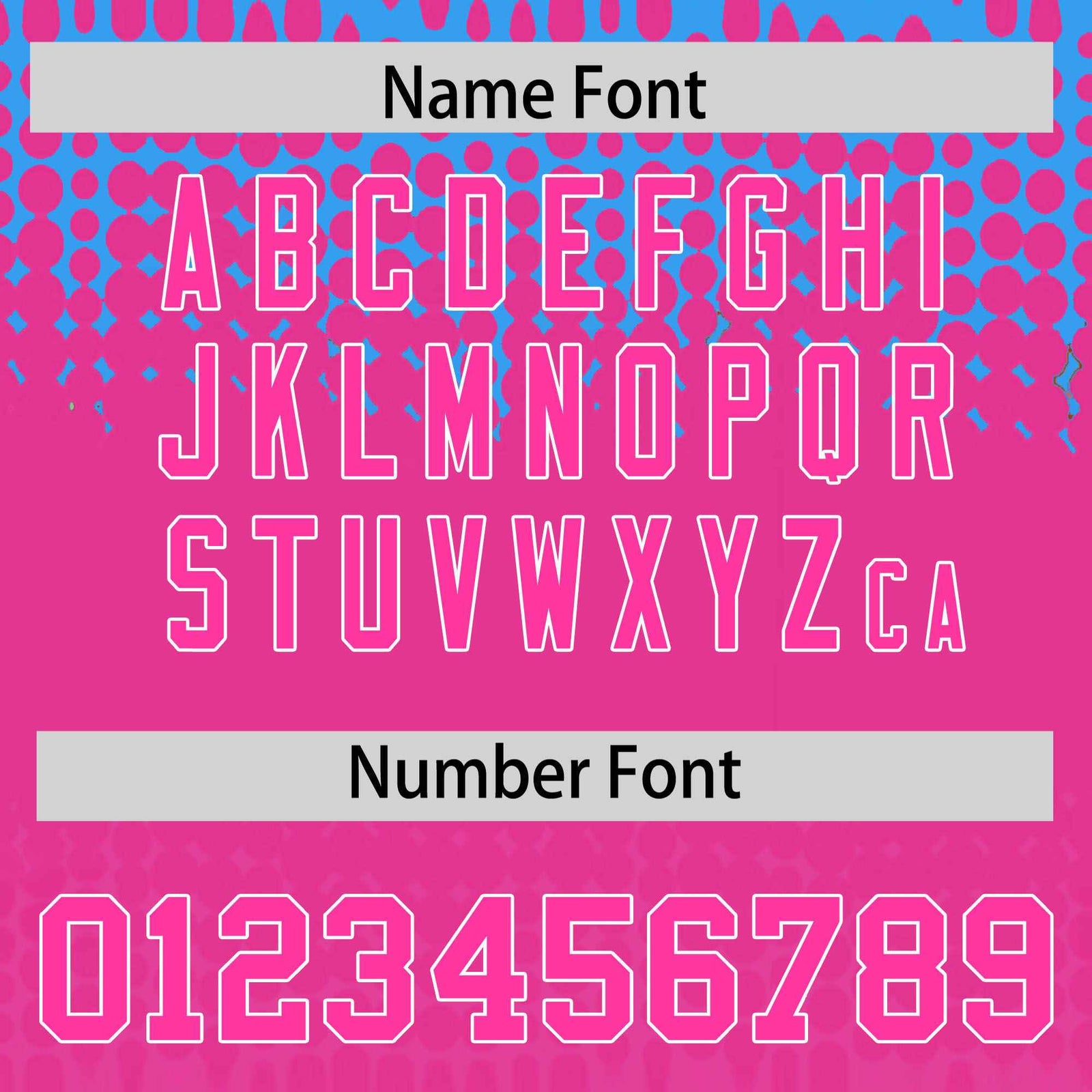 Custom Powder Blue Pink Gradient Varsity Full-Snap Polka Dot Pattern Letterman Baseball Jacket