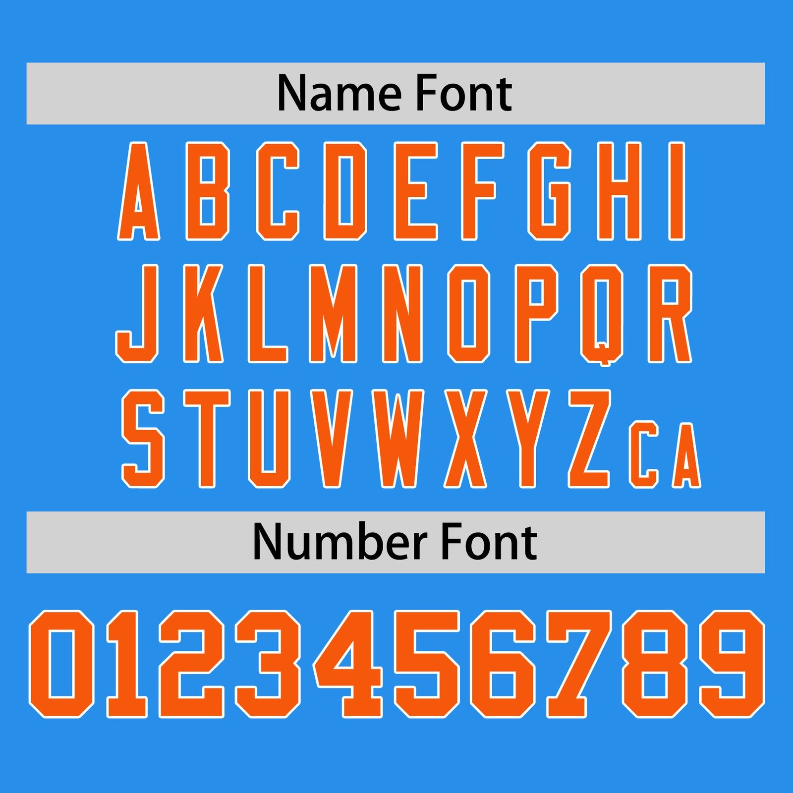 Custom Powder Blue Orange Varsity Full-Snap Color Block Letterman Jacket