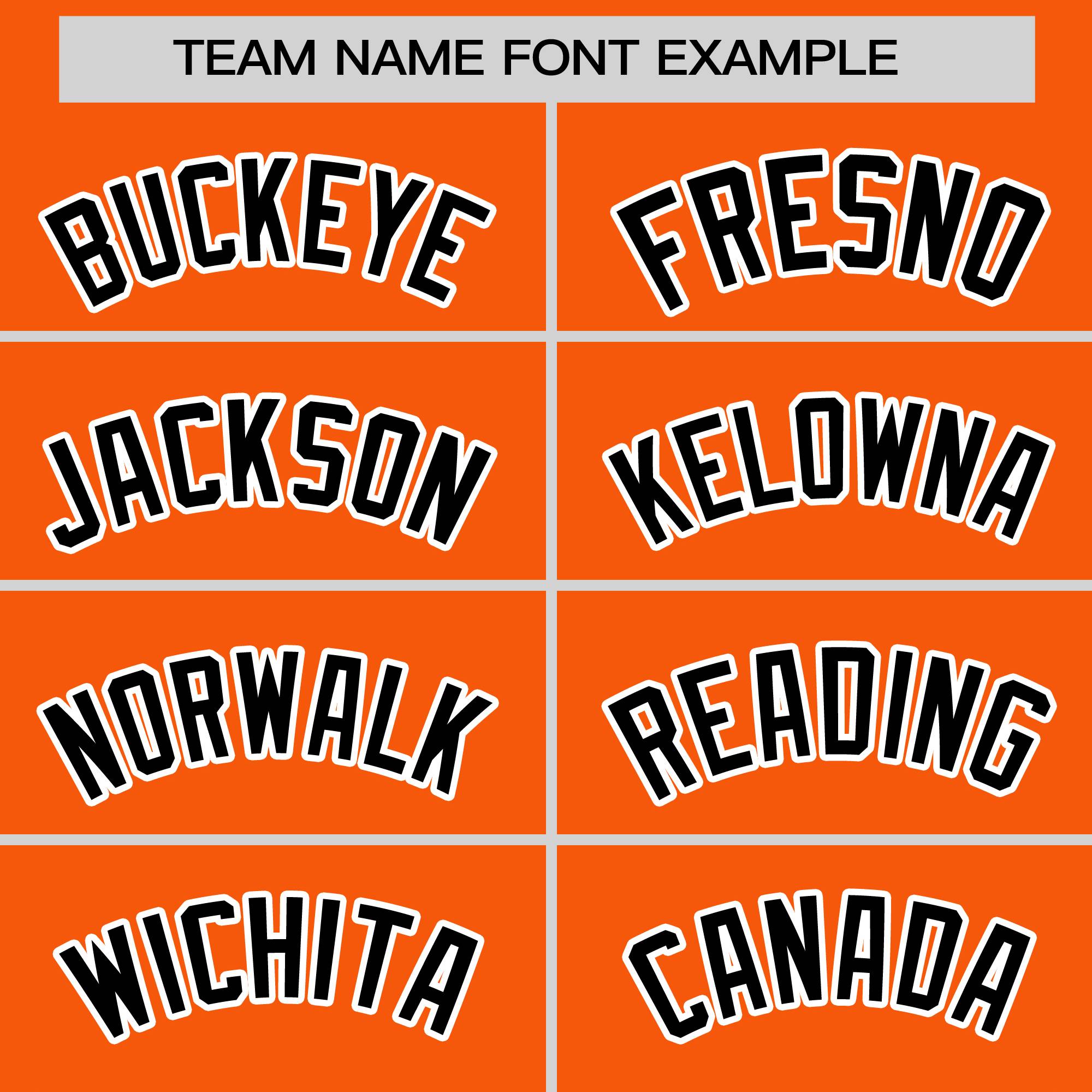Custom Orange Black Varsity Full-Snap Color Block Personalized Raglan Sleeves Letterman Jacket