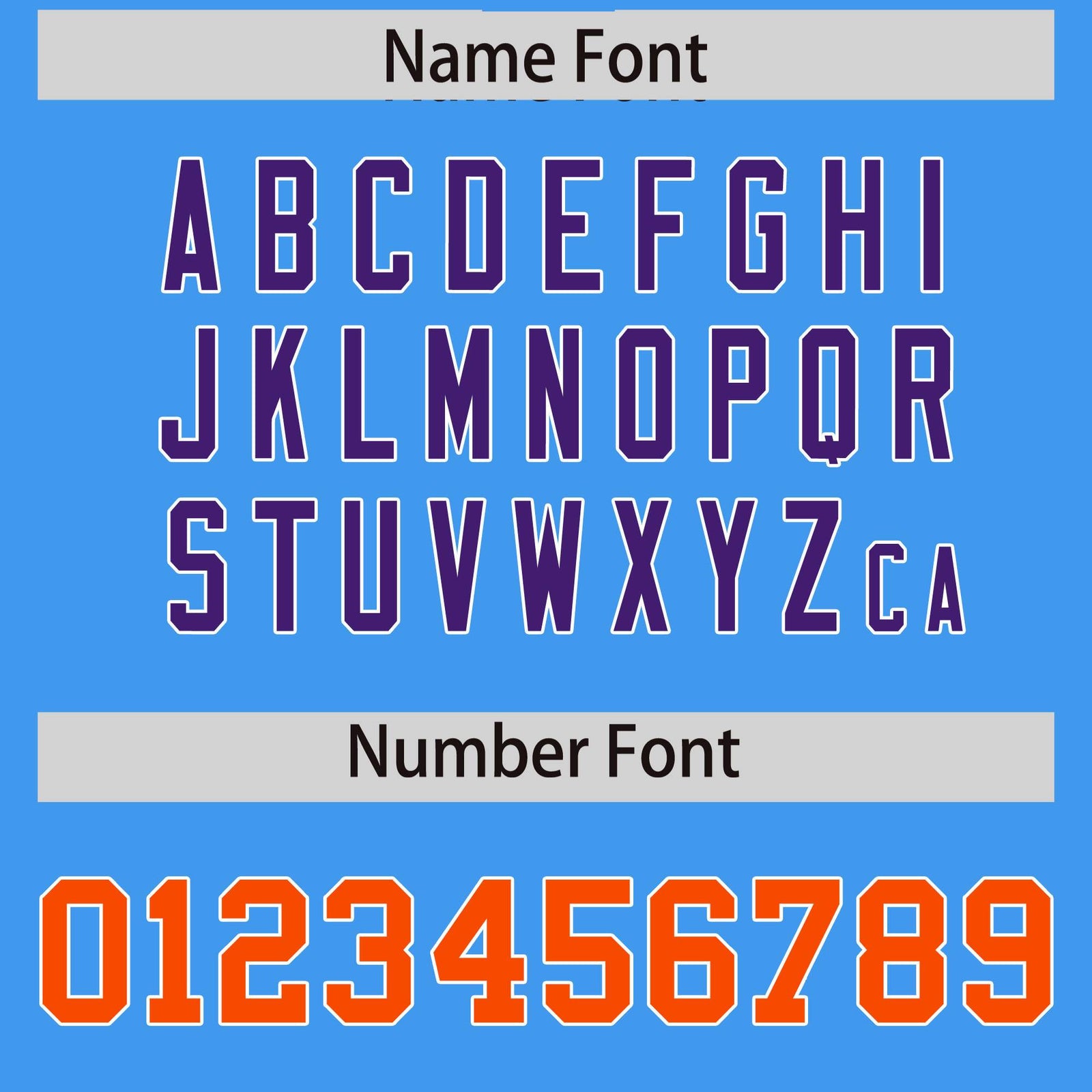 Custom Powder Blue Purple-Orange Varsity Full-Zip Raglan Sleeves Letterman Bomber Jacket