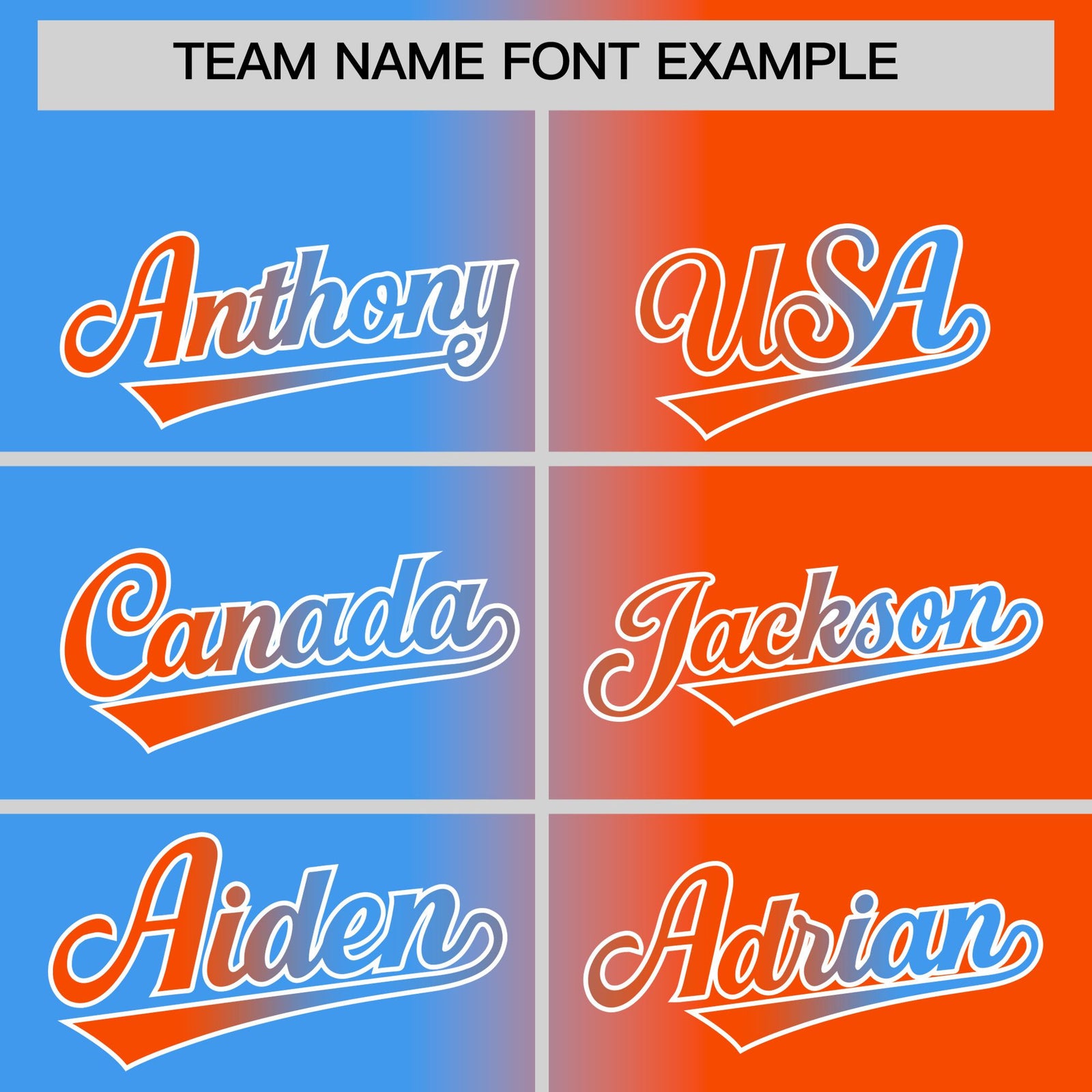 Custom Powder Blue Orange Full-Zip Gradient Fashion Letterman Bomber Jacket