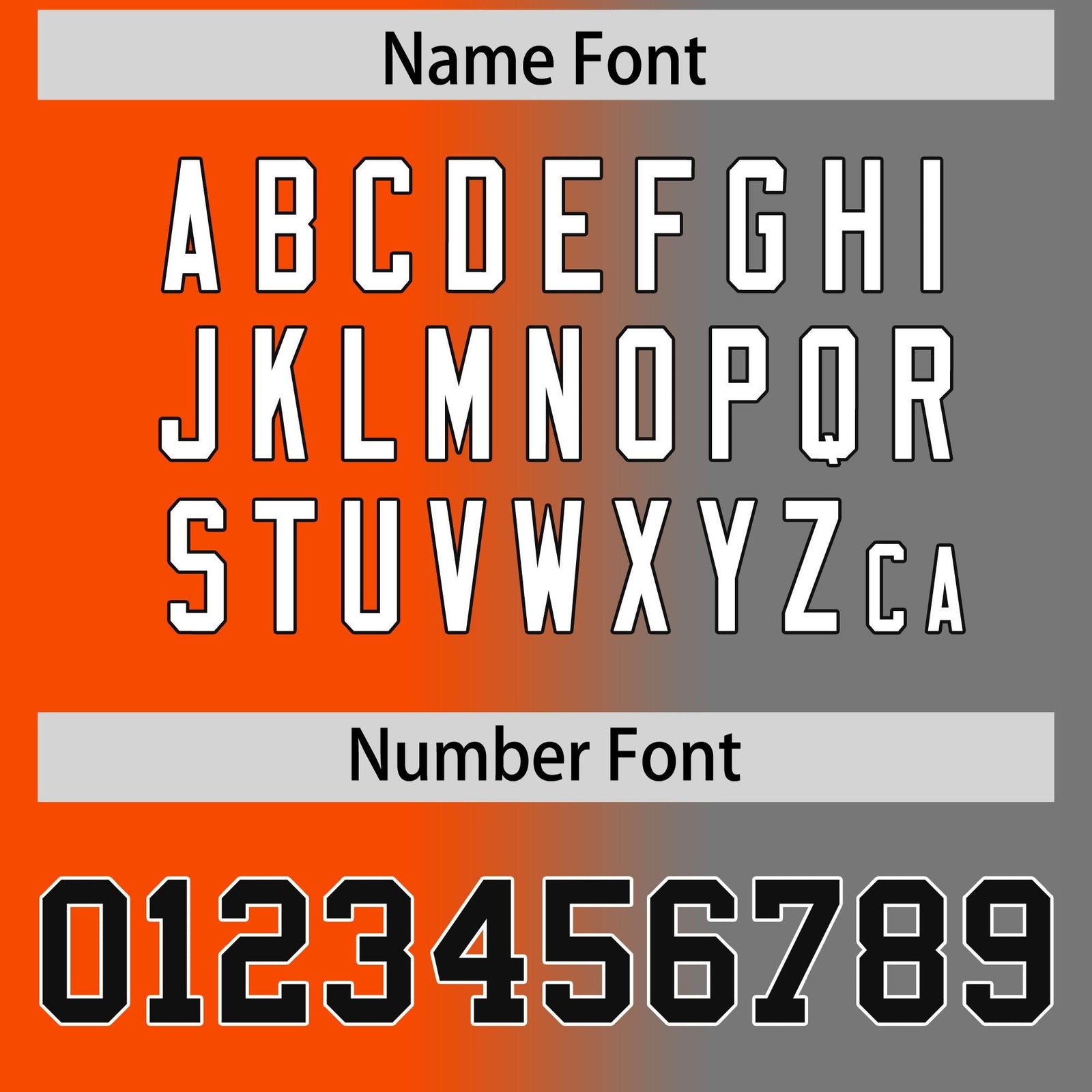 Custom Orange Gray Full-Zip Gradient Fashion Letterman Bomber Jacket