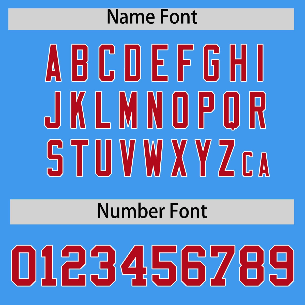 Custom Red Powder Blue Varsity Full-Zip Two-Tone Letterman Bomber Jacket