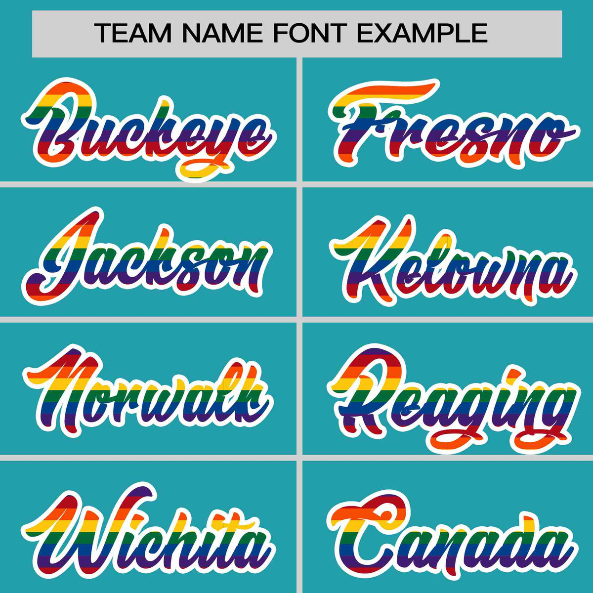 Custom Aqua LGBT Rainbow For Pride Month Classic Style Letterman Bomber Jacket