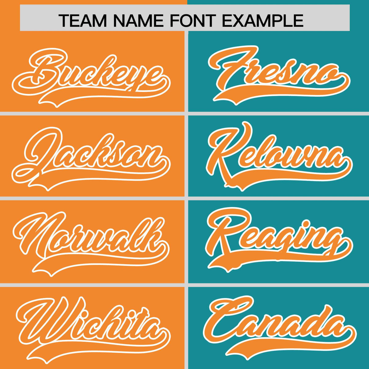 Custom Orange Aqua Split Varsity Full-Zip Two Tone Letterman Bomber Jacket