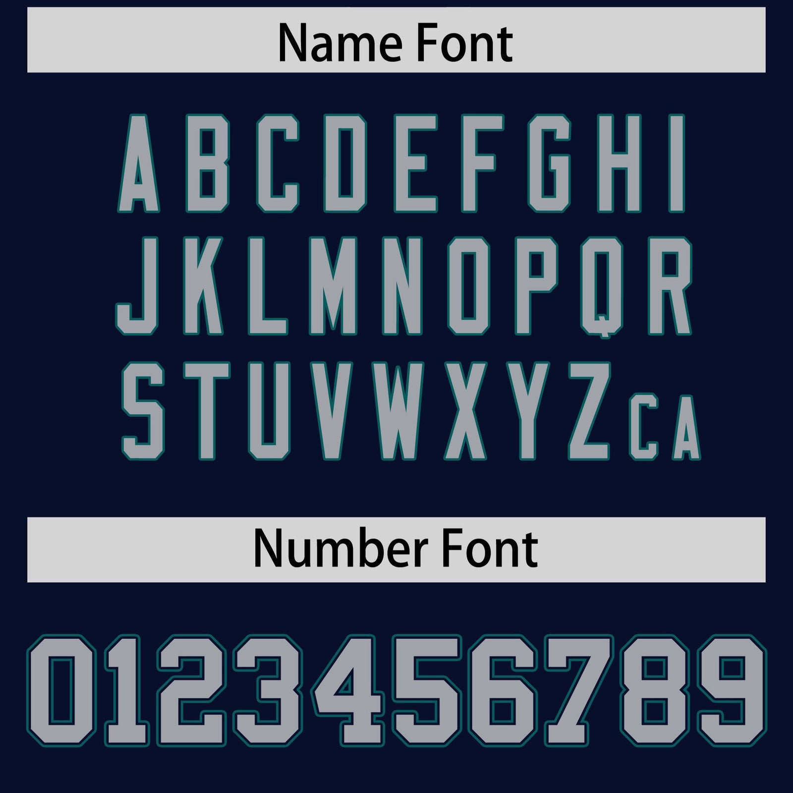 Custom Navy Aqua-Silver Varsity Full-Zip Shoulder Color Block Letterman Bomber Jacket