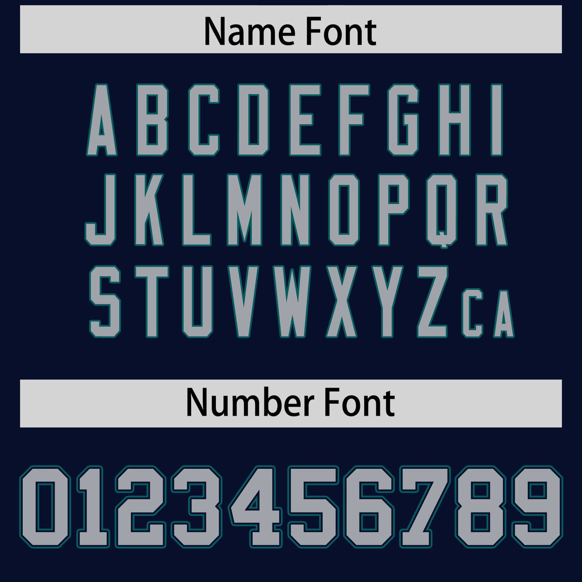 Custom Navy Aqua-Silver Varsity Full-Zip Shoulder Color Block Letterman Bomber Jacket