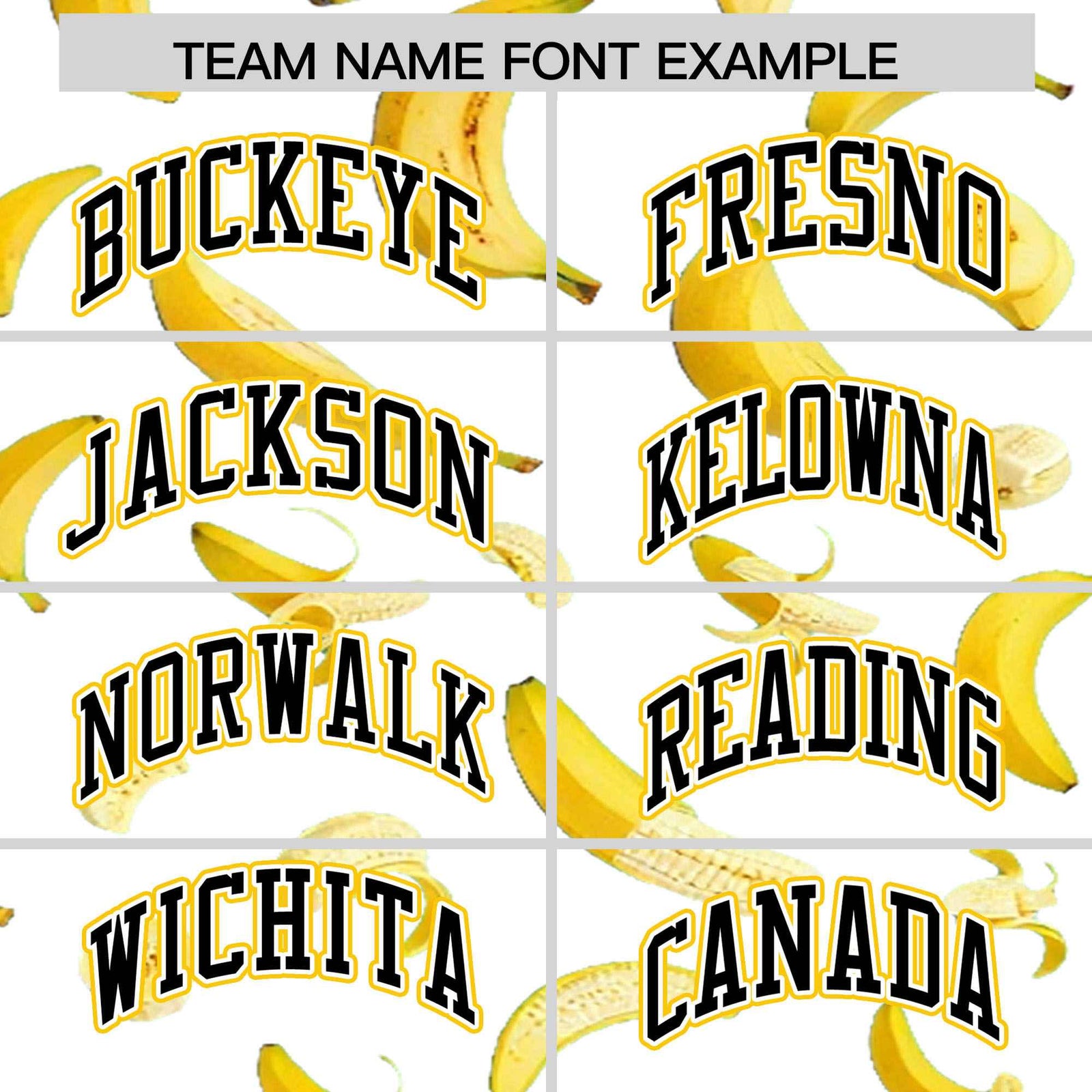 Custom White Varsity Full-Zip Banana Pattern Letterman Bomber Jacket | Graffiti Pattern | Embroidery&Dye-sublimation printing | KXKSHOP