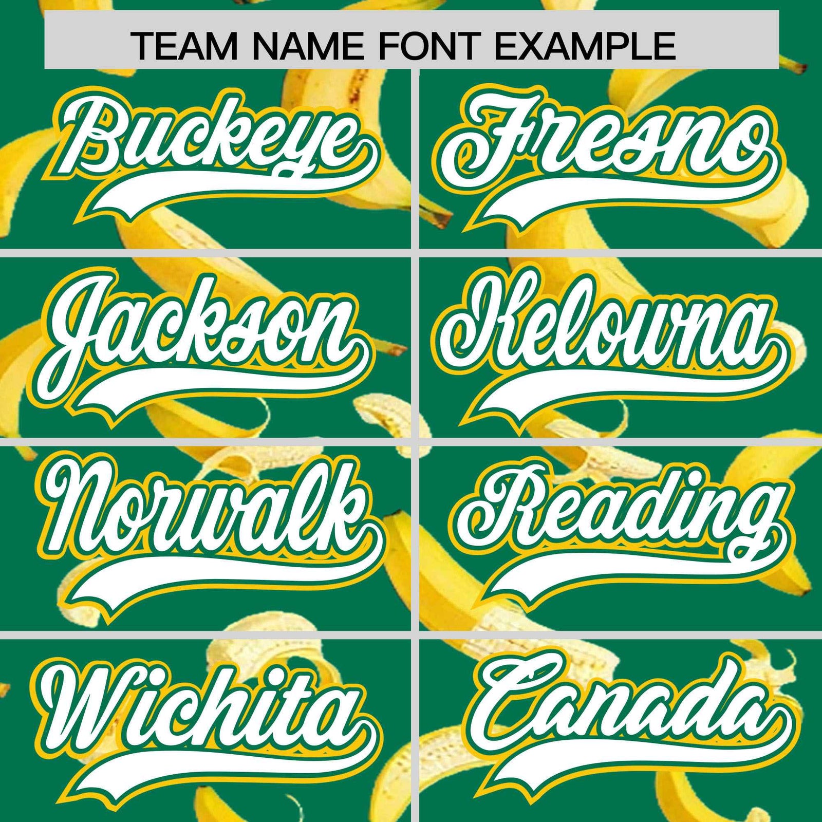 Custom Kelly Green Varsity Full-Zip Banana Pattern Letterman Bomber Jacket | Graffiti Pattern | Embroidery&Dye-sublimation printing | KXKSHOP