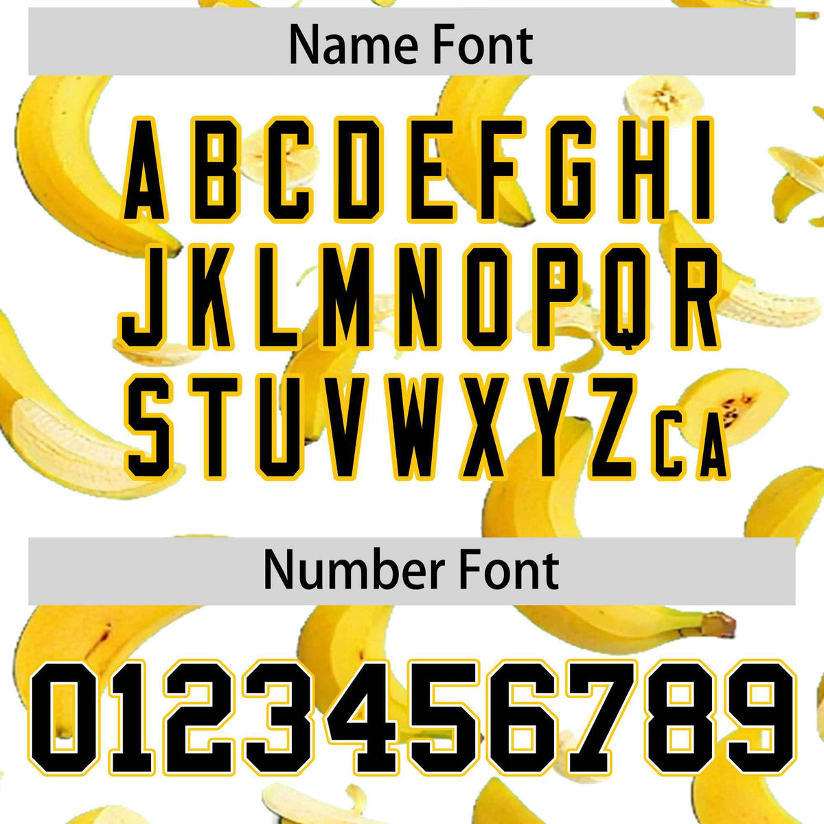 Custom White Varsity Full-Zip Banana Pattern Letterman Bomber Jacket | Graffiti Pattern | Embroidery&amp;Dye-sublimation printing | KXKSHOP