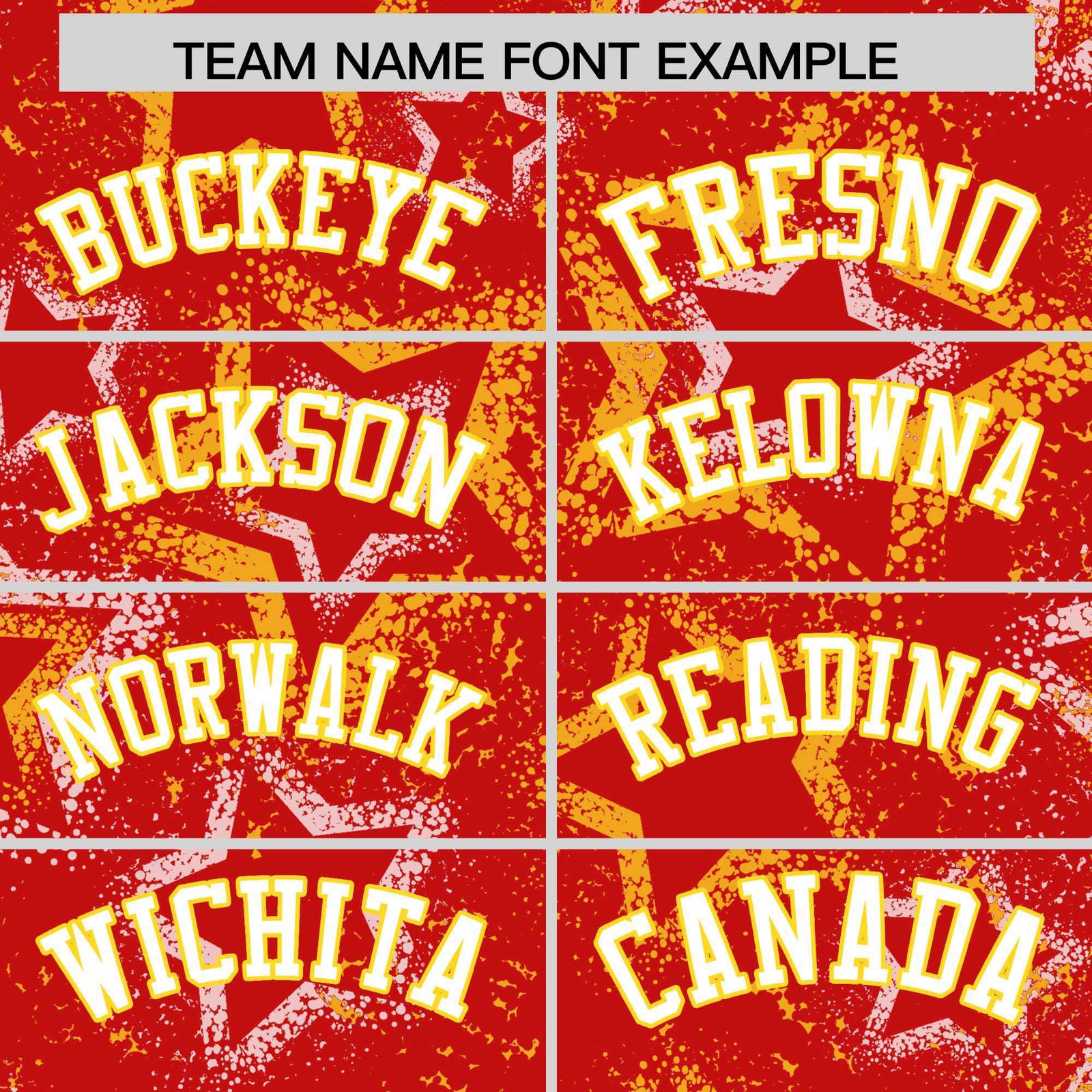 Custom Red Varsity Full-Zip Star Pattern Letterman Bomber Jacket