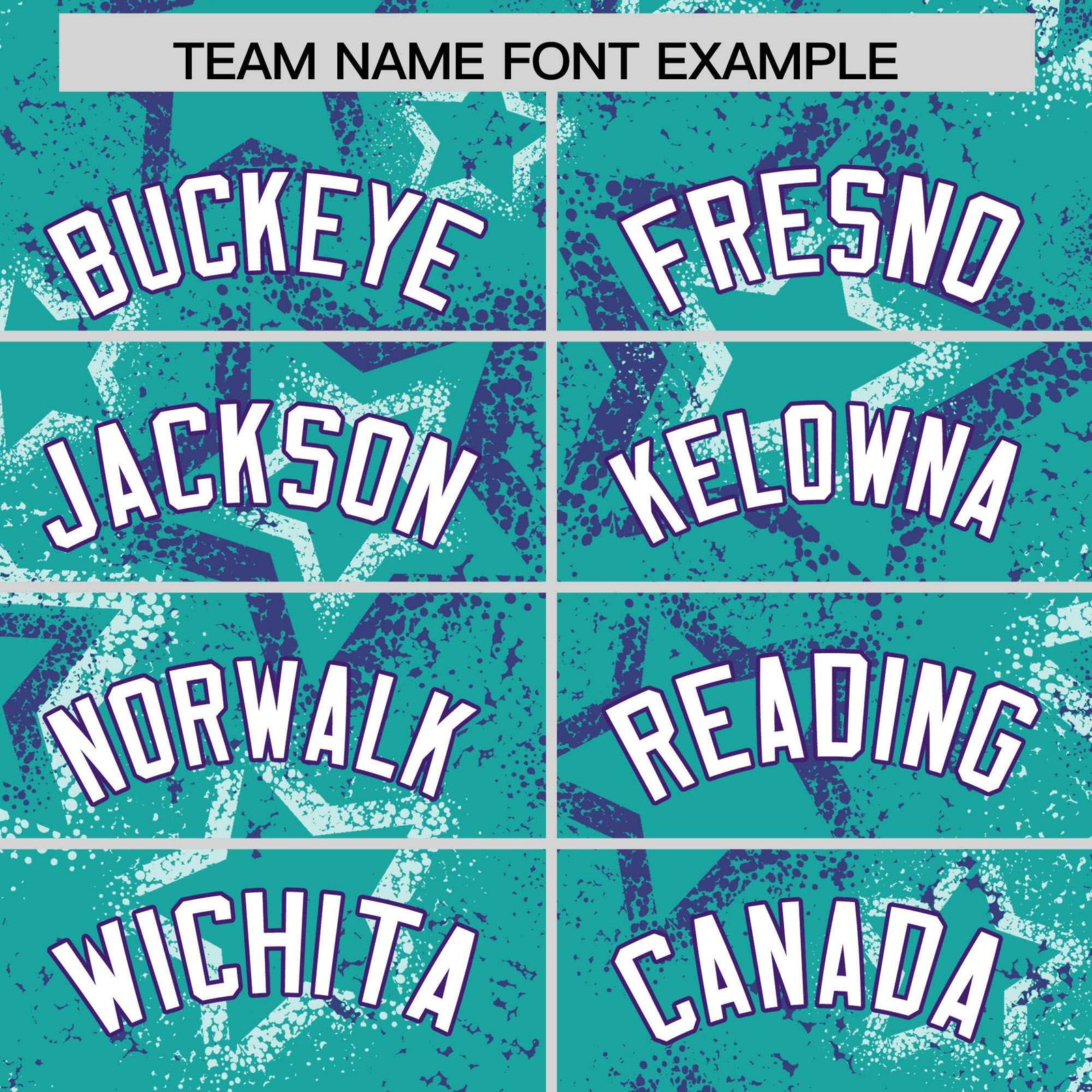 Custom Aqua Varsity Full-Zip Star Pattern Letterman Bomber Jacket