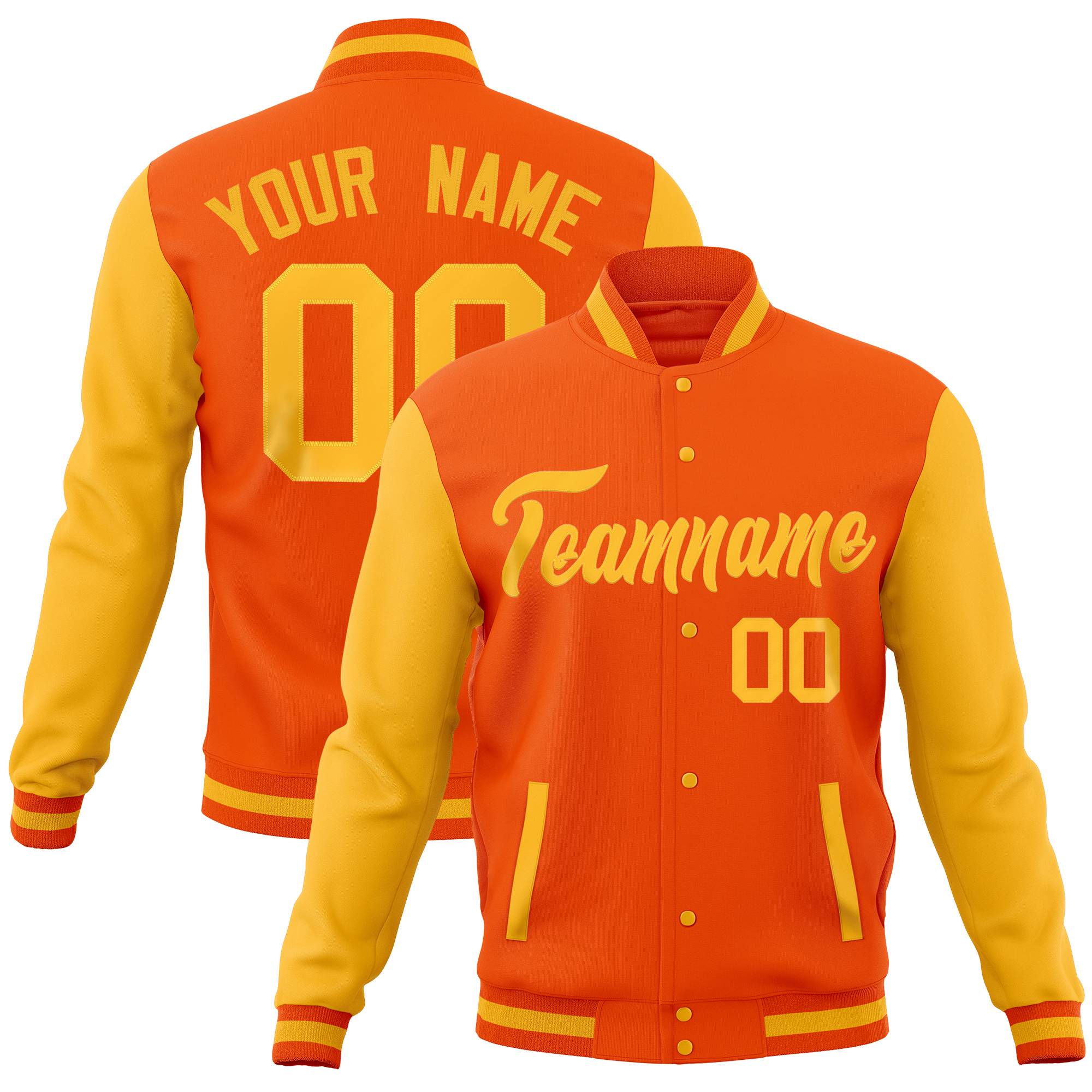 Custom Black Green Full-Snap Varsity Raglan Sleeves Letterman Baseball Jacket