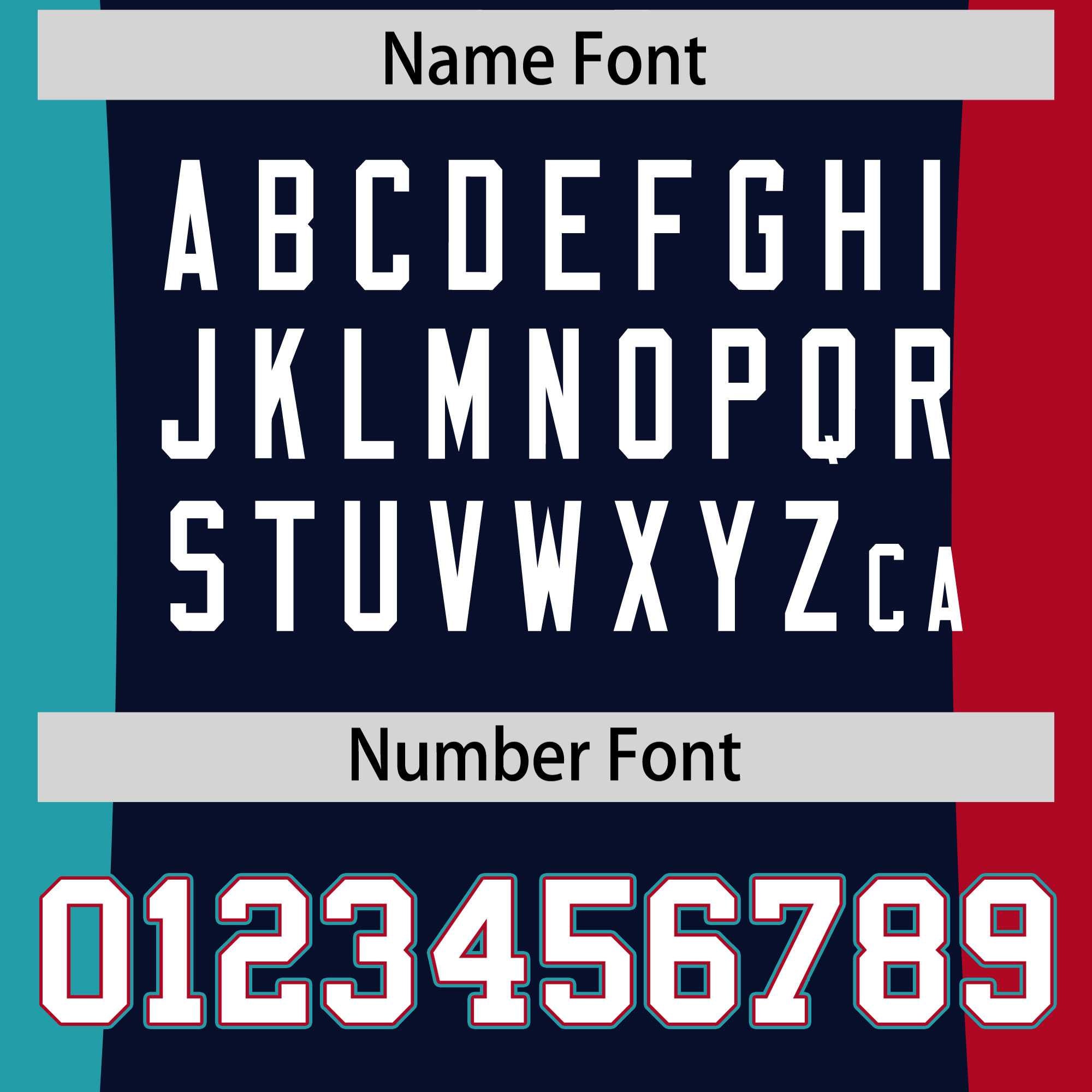 Custom Navy Aqua Red Personalization Varsity Full-Snap Three Color Blocks Letterman Jacket