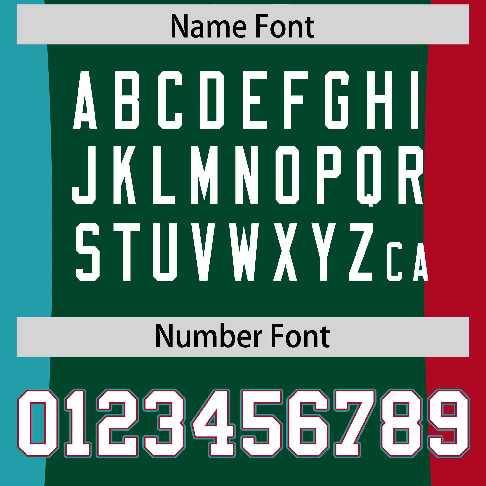 Custom Green Aqua Red Personalization Varsity Full-Snap Three Color Blocks Letterman Jacket