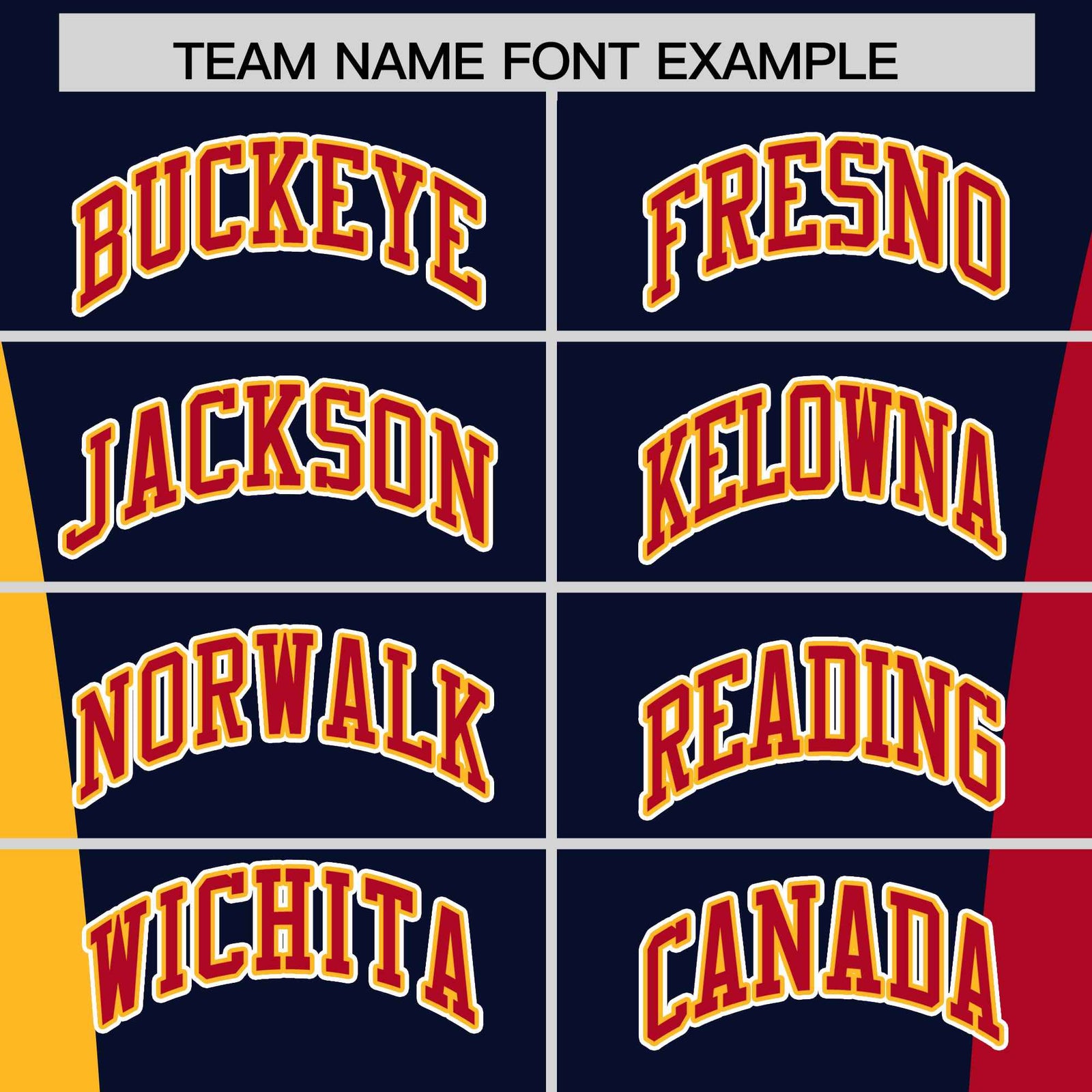Custom Navy Yellow Red Personalization Varsity Full-Snap Three Color Blocks Letterman Jacket