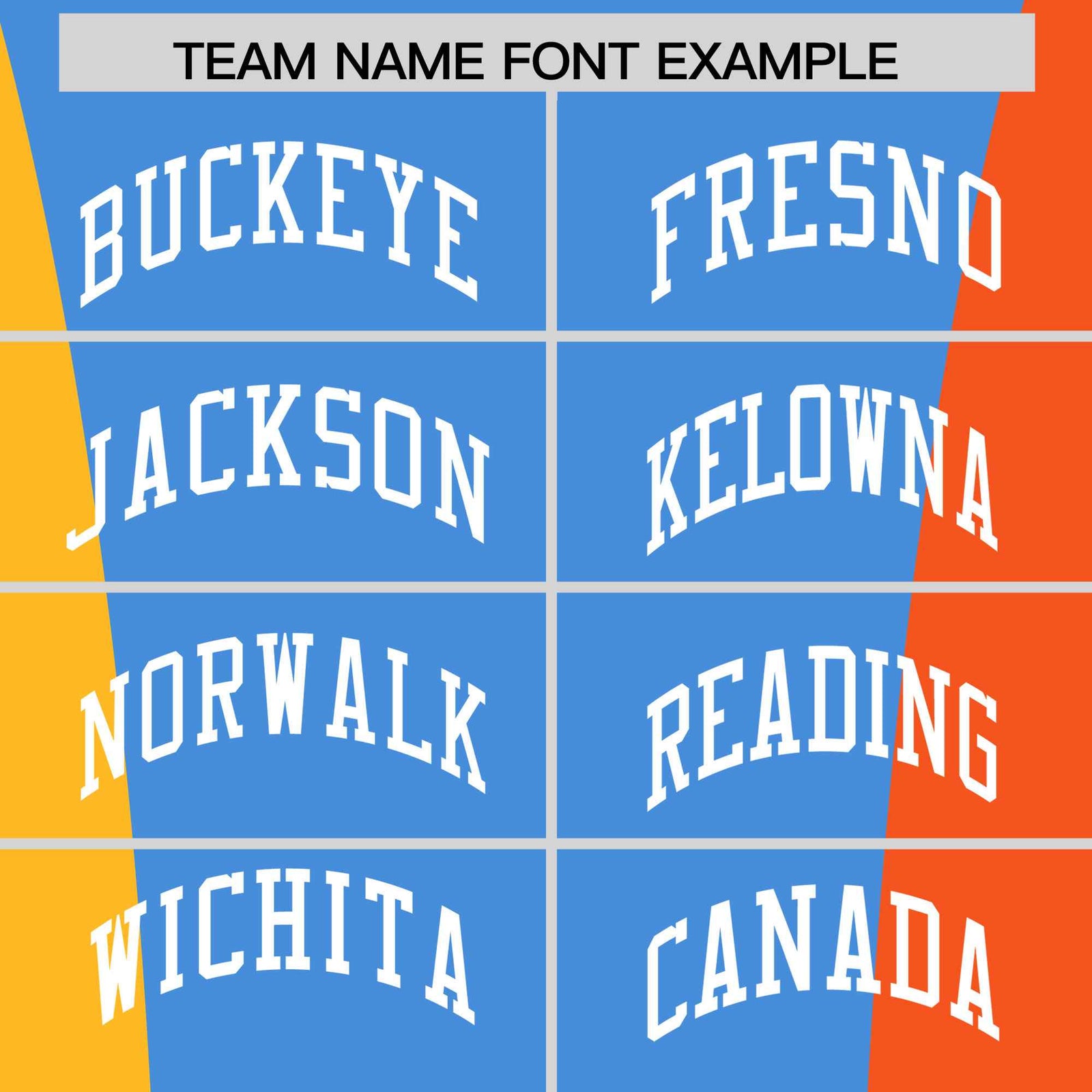 Custom Powder Blue Yellow Orange Personalization Varsity Full-Snap Three Color Blocks Letterman Jacket