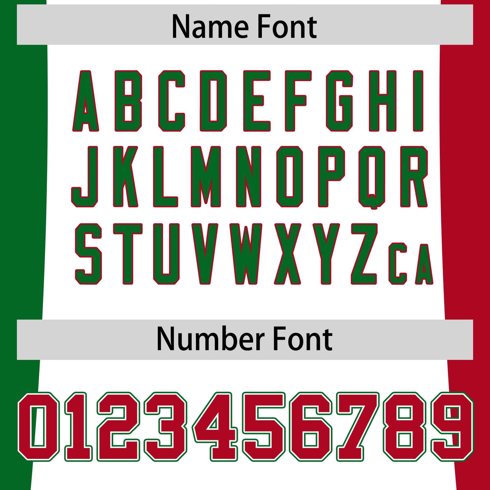 Custom White Kelly Green Red Personalization Varsity Full-Snap Three Color Blocks Letterman Jacket