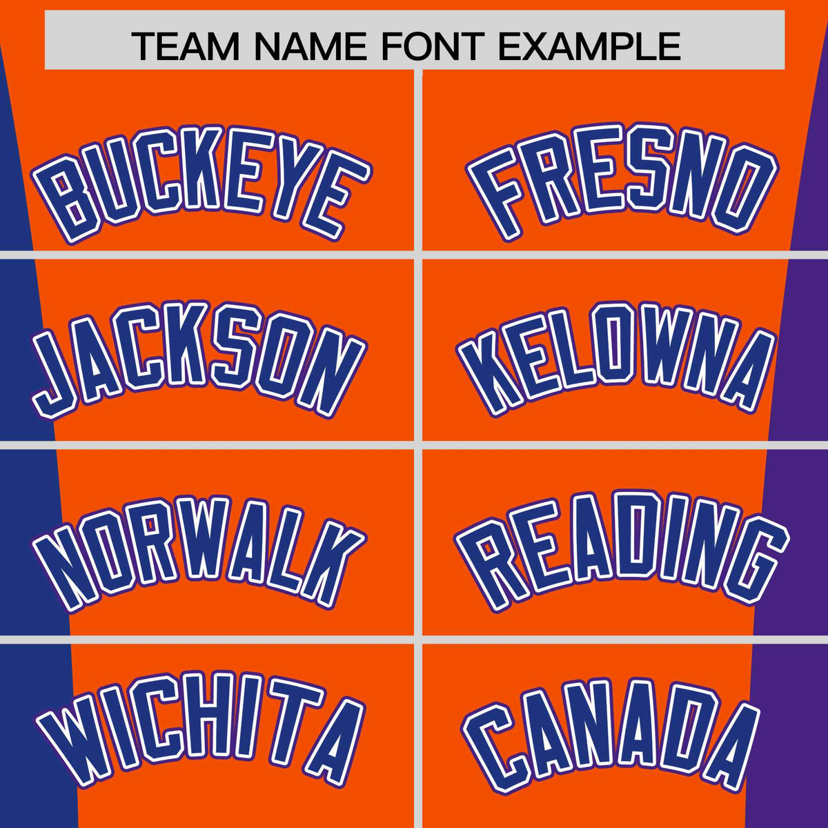 Custom Orange Royal Blue Purple Personalization Varsity Full-Snap Three Color Blocks Letterman Jacket