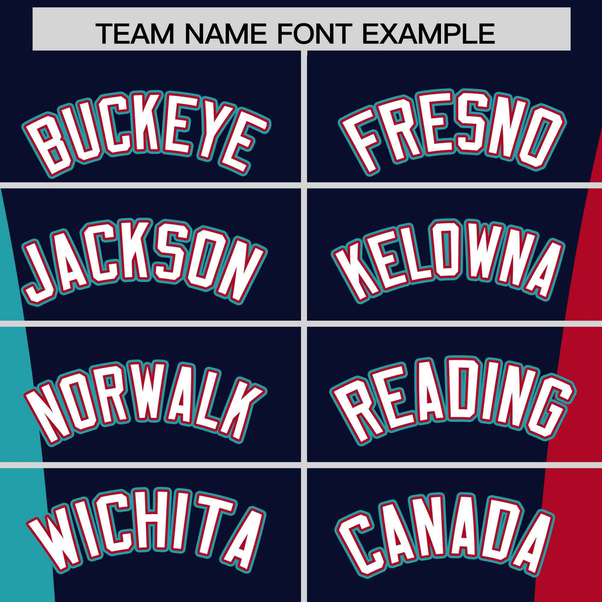 Custom Navy Aqua Red Personalization Varsity Full-Snap Three Color Blocks Letterman Jacket