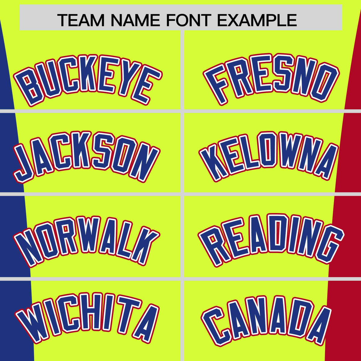 Custom Fluorescent Green Royal Blue Red Personalization Varsity Full-Snap Three Color Blocks Letterman Jacket