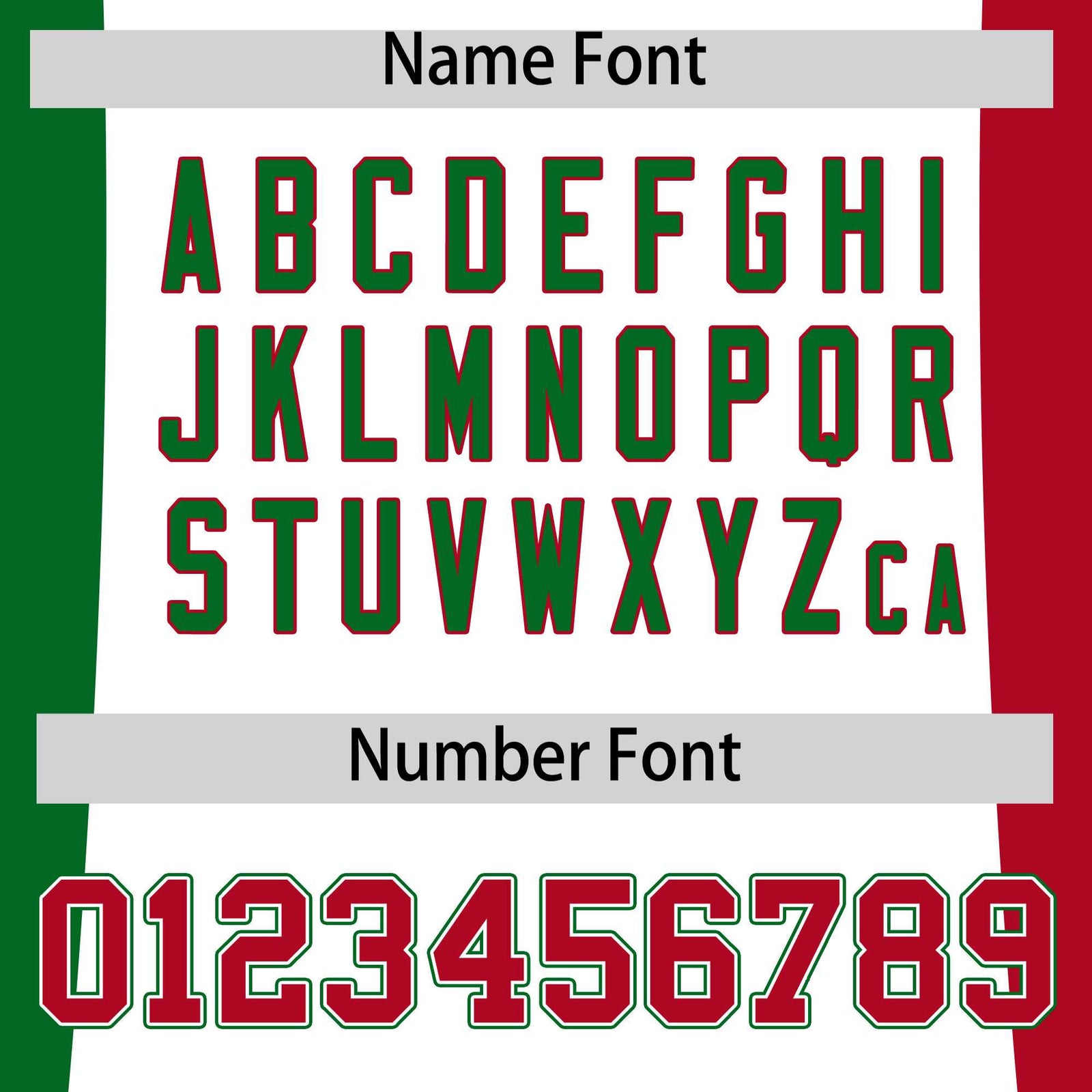 Custom White Kelly Green Red Personalization Varsity Full-Snap Three Color Blocks Letterman Jacket