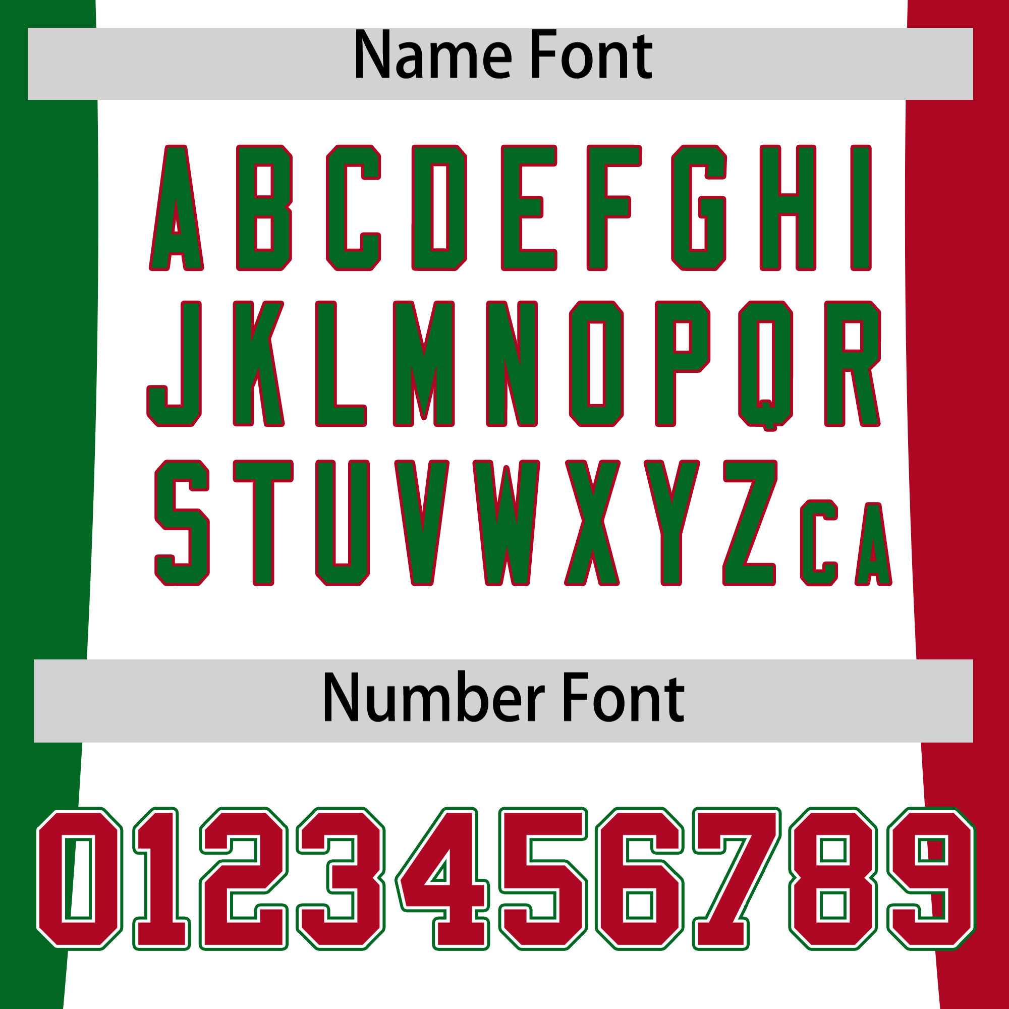 Custom White Kelly Green Red Personalization Varsity Full-Snap Three Color Blocks Letterman Jacket