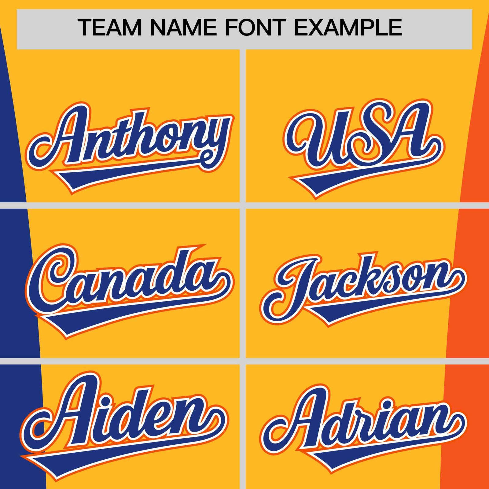 Custom Royal Blue Yellow Orange Personalization Varsity Full-Snap Three Color Blocks Letterman Jacket| KXKSHOP