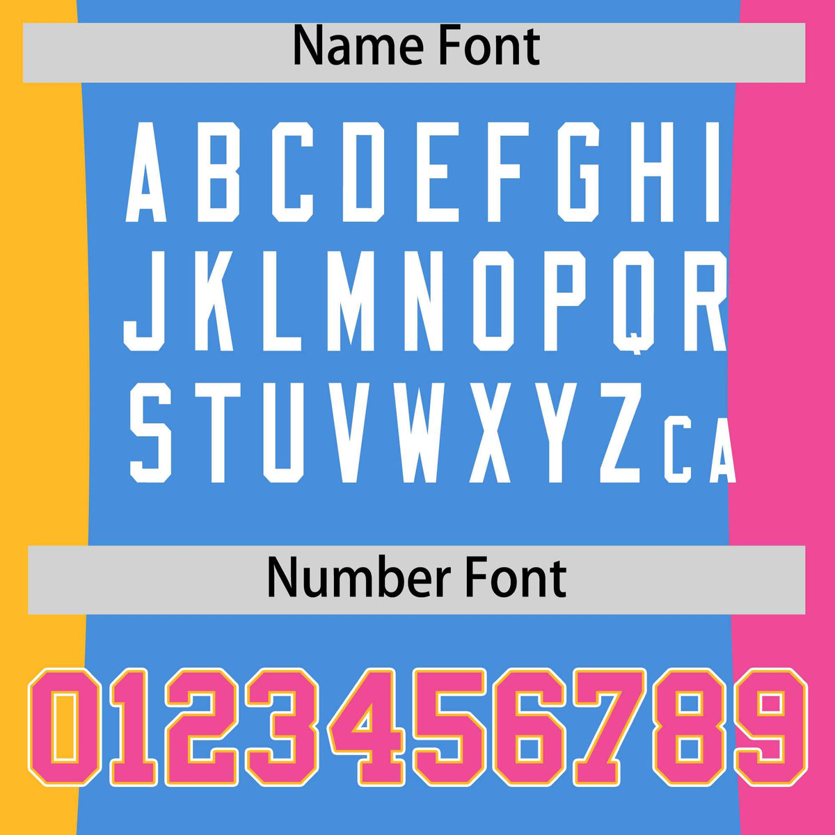 Custom Powder Blue Yellow Pink Personalization Varsity Full-Snap Three Color Blocks Letterman Jacket