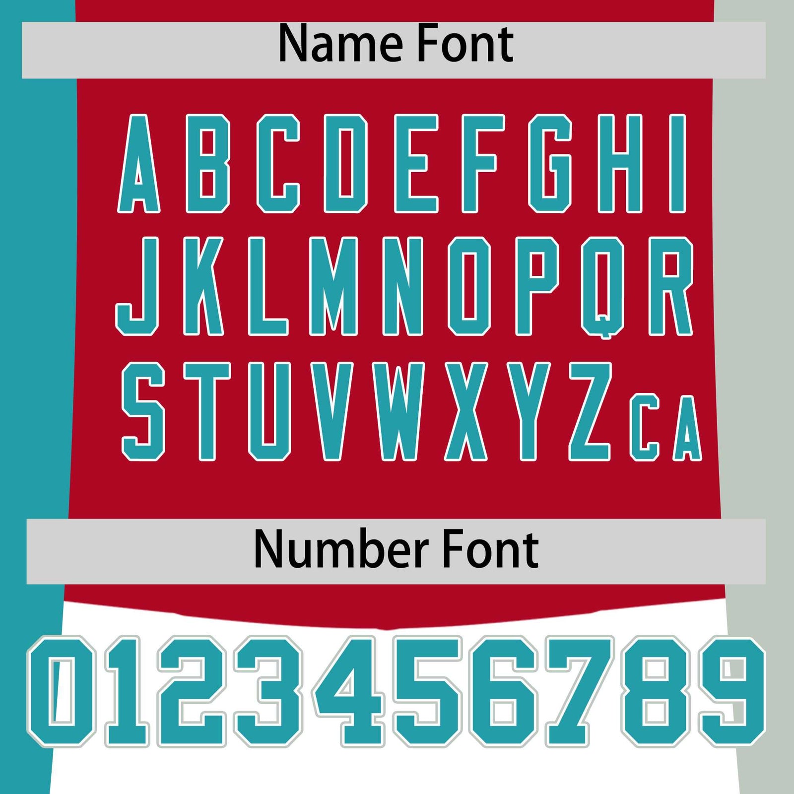 Custom Red Aqua Gray Personalization Varsity Full-Snap Three Color Blocks Letterman Jacket