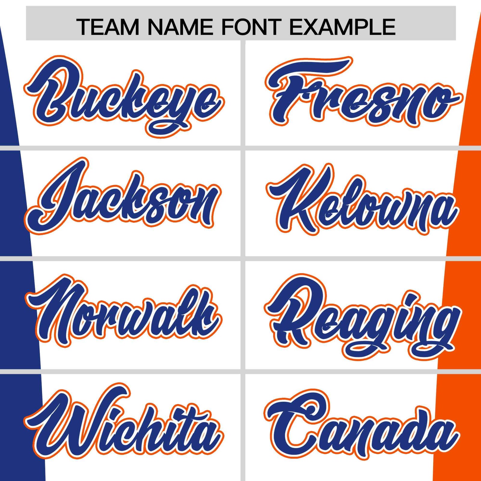 Custom White Royal Blue Orange Personalization Varsity Full-Snap Three Color Blocks Letterman Jacket