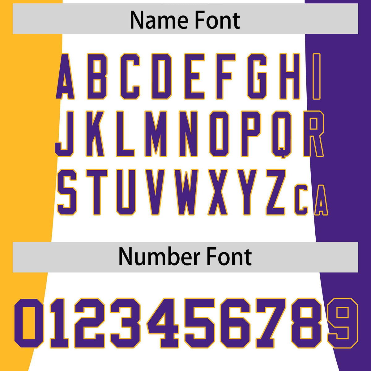 Custom White Yellow Purple Personalization Varsity Full-Snap Three Color Blocks Letterman Jacket