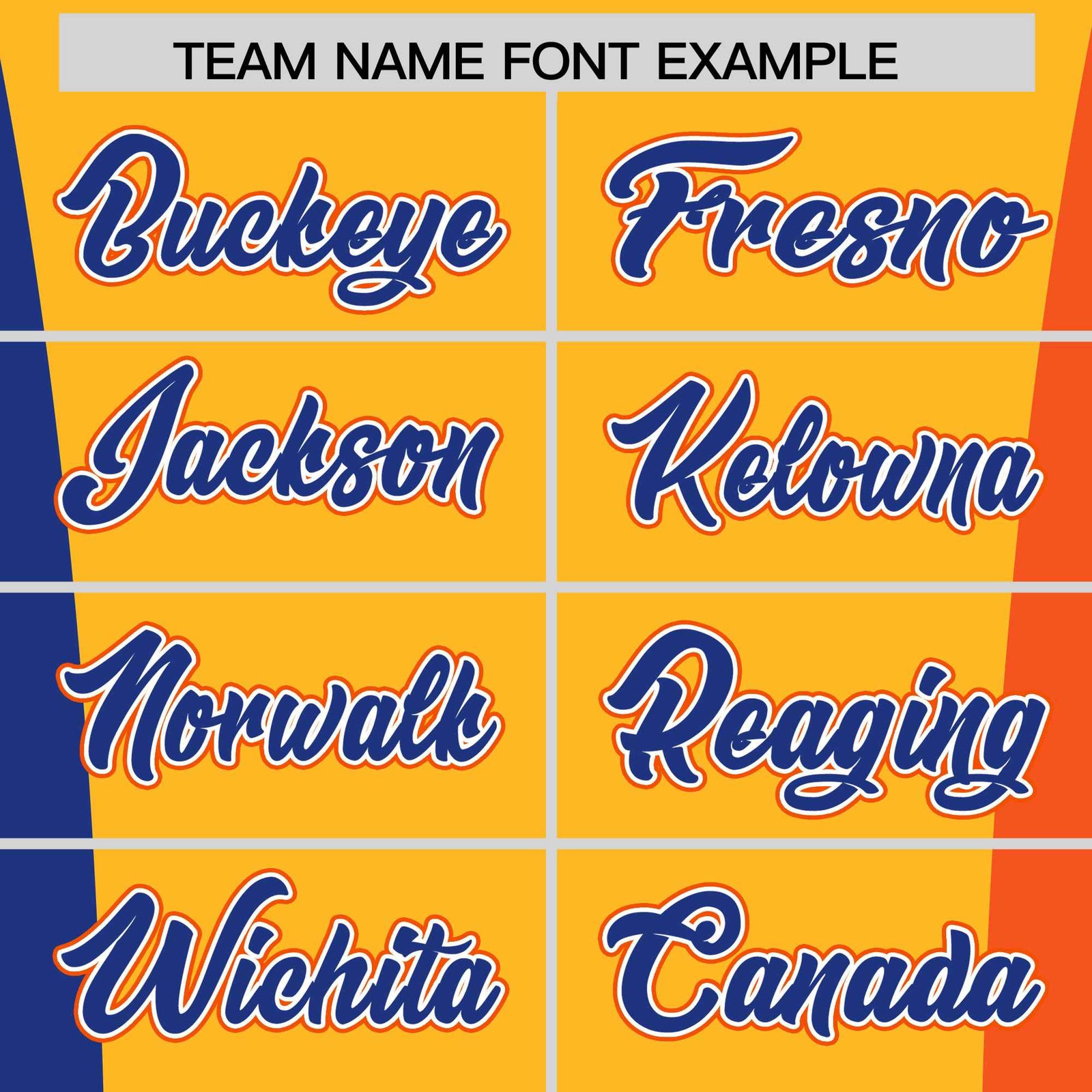 Custom Royal Blue Yellow Orange Personalization Varsity Full-Snap Three Color Blocks Letterman Jacket