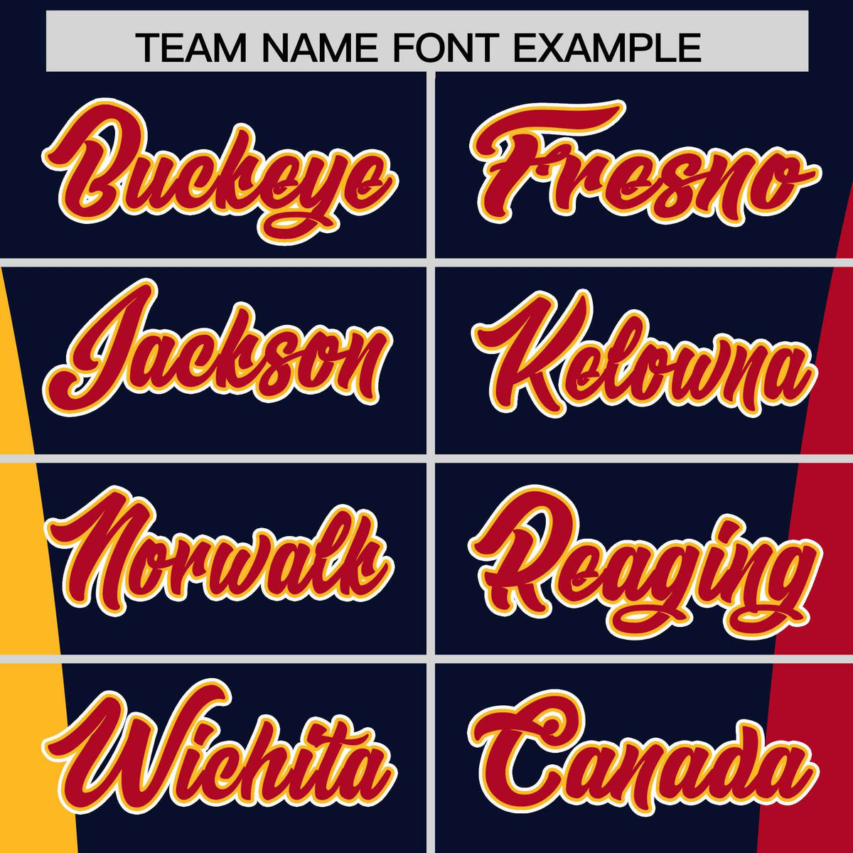 Custom Navy Yellow Red Personalization Varsity Full-Snap Three Color Blocks Letterman Jacket