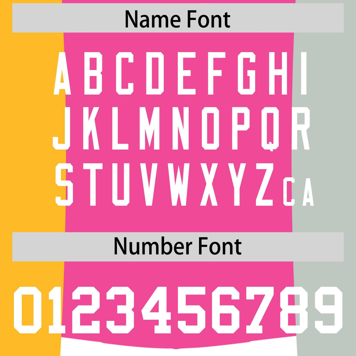 Custom Pink Yellow Gray Personalization Varsity Full-Snap Three Color Blocks Letterman Jacket