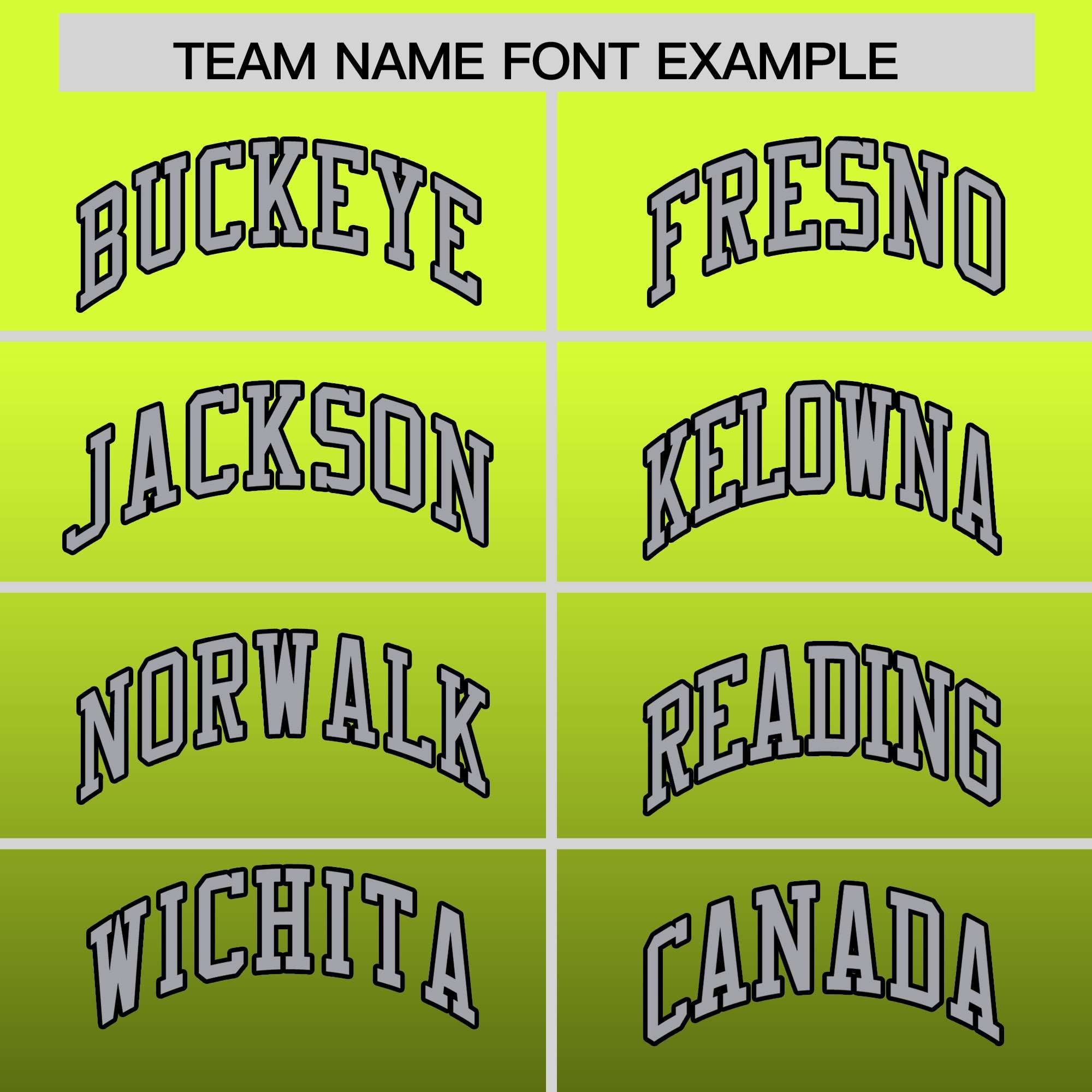 Custom Neon Green Navy Full-Snap Varsity Personalization Gradient Fashion Letterman Jacket