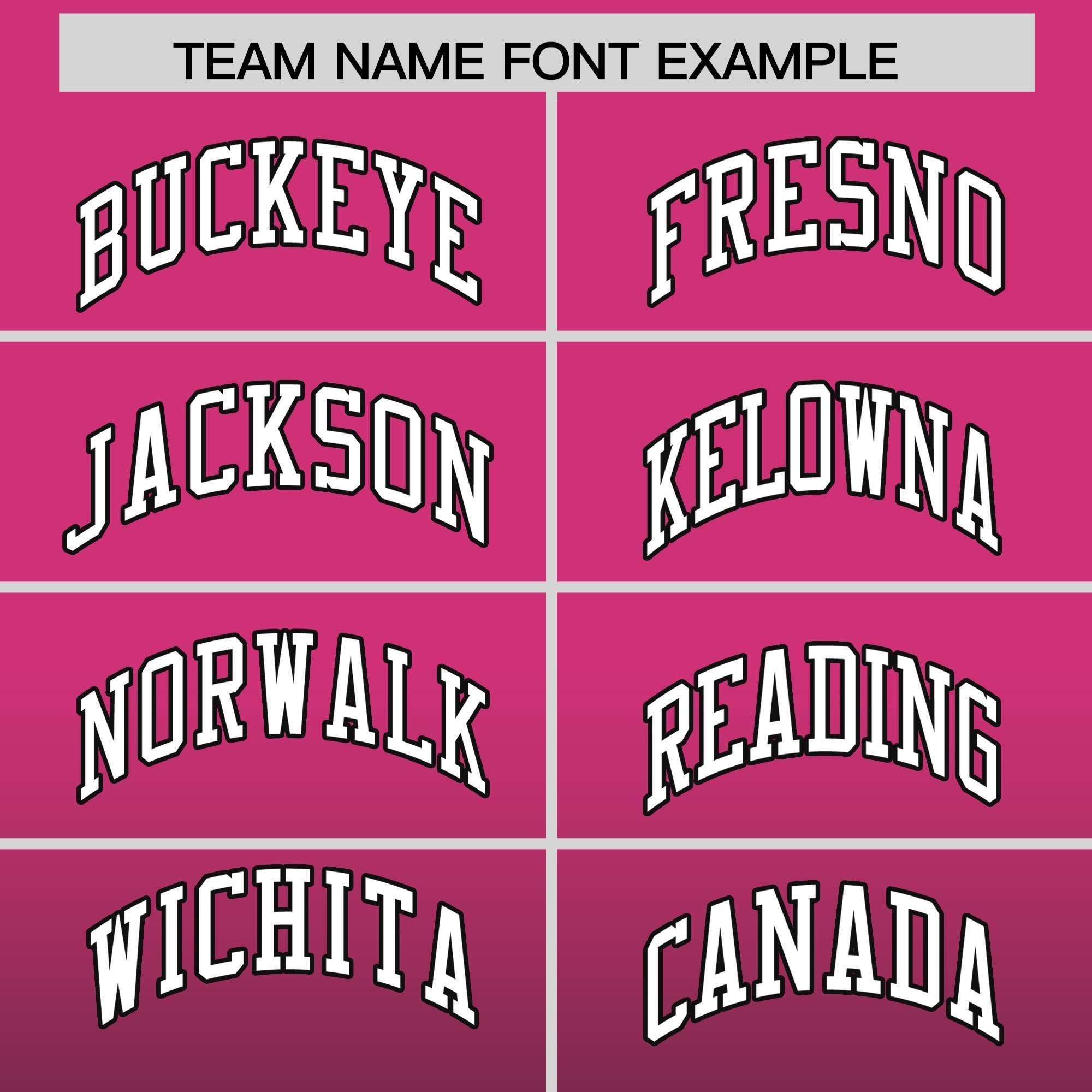 Custom Rose Red Black Full-Snap Varsity Personalization Gradient Fashion Letterman Jacket