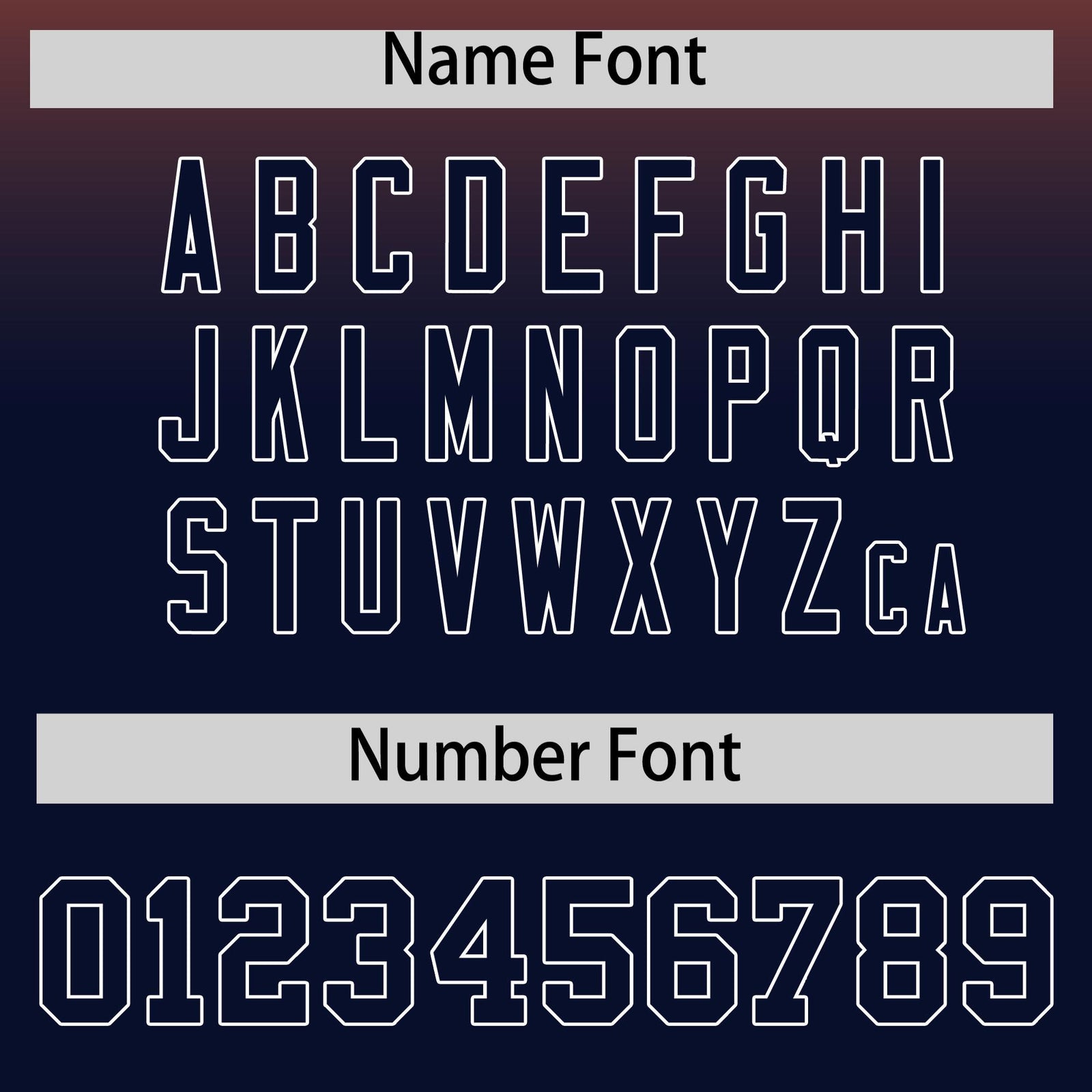 Custom Navy Orange Full-Snap Varsity Personalization Gradient Fashion Letterman Jacket