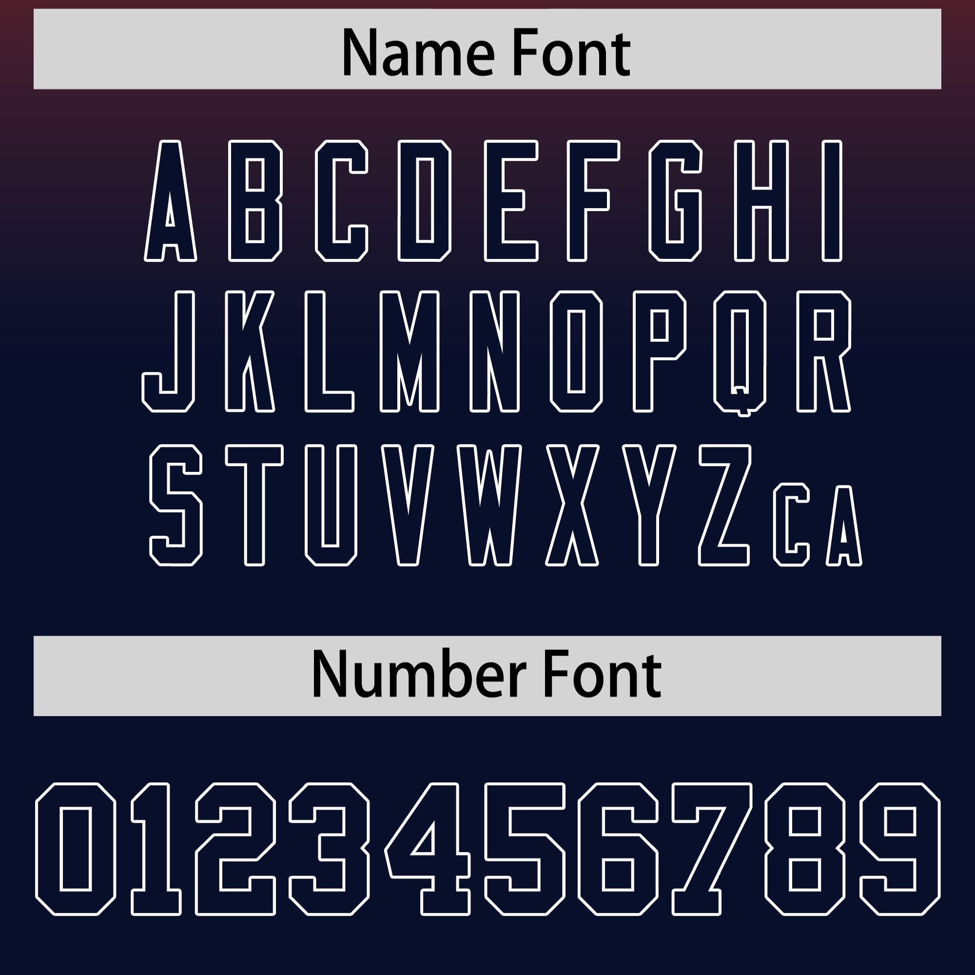 Custom Navy Red Full-Snap Varsity Personalization Gradient Fashion Letterman Jacket