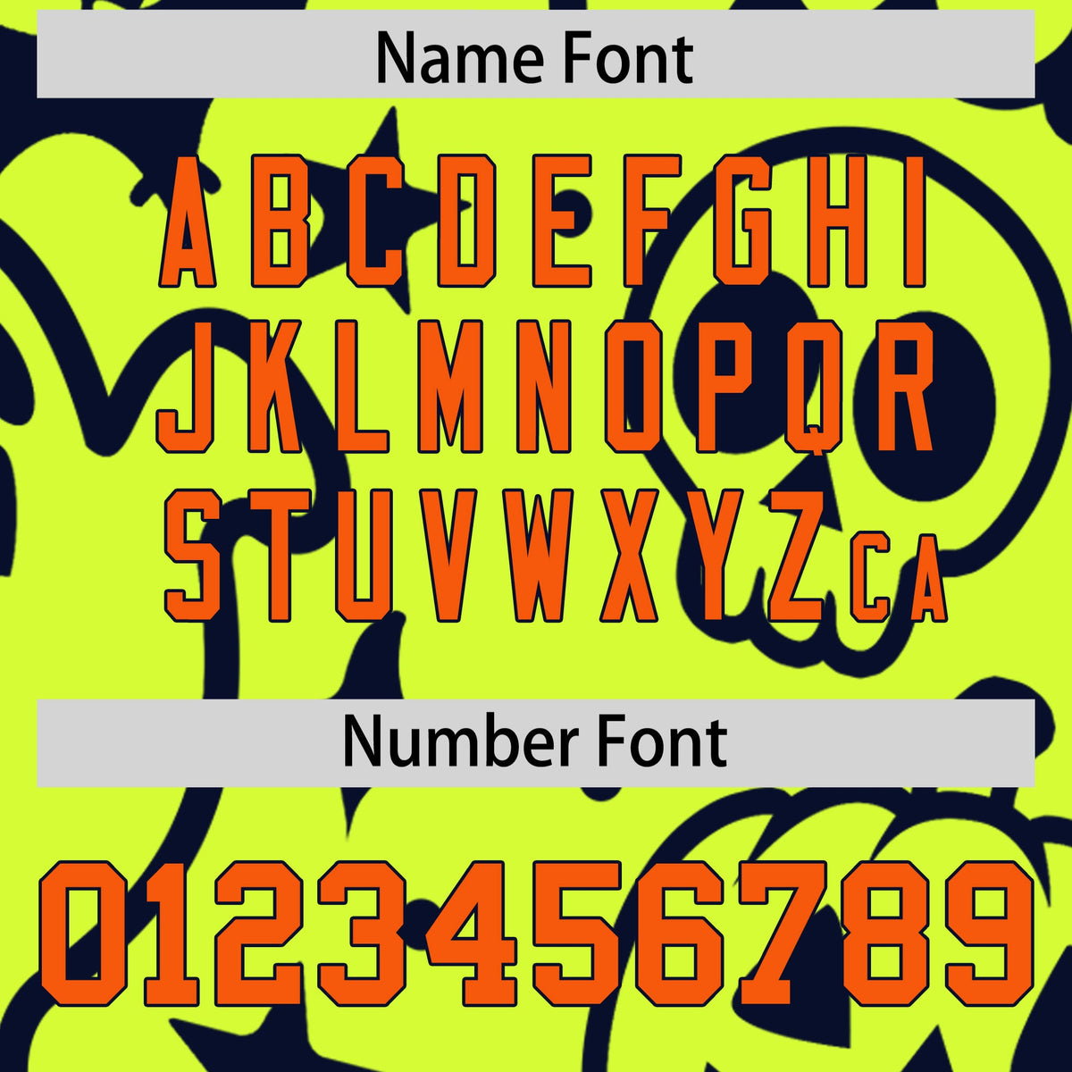 Custom Neon Green Navy Orange Bats Pumpkins Ghost Patterns Halloween Letterman Jacket | Custom Letterman Jacket,Add Name and Numbern,Sublimation Printed &amp; Stitched,Perfect for Parties | KXKSHOP