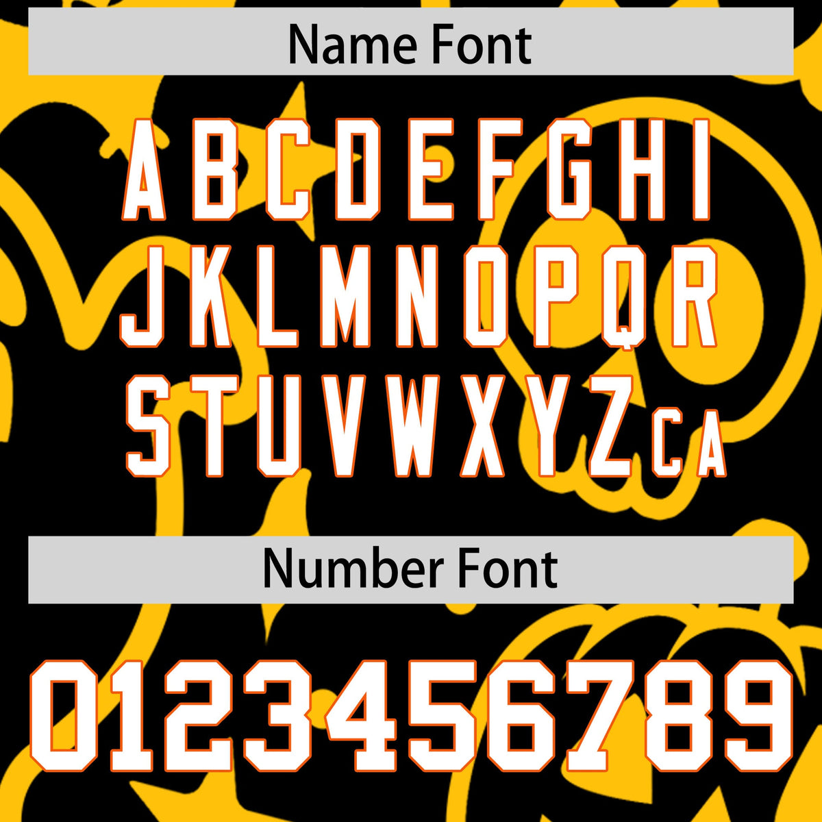 Custom Gold Black White Bats Pumpkins Ghost Patterns Halloween Letterman Jacket | Custom Letterman Jacket,Add Name and Numbern,Sublimation Printed &amp; Stitched,Perfect for Parties | KXKSHOP