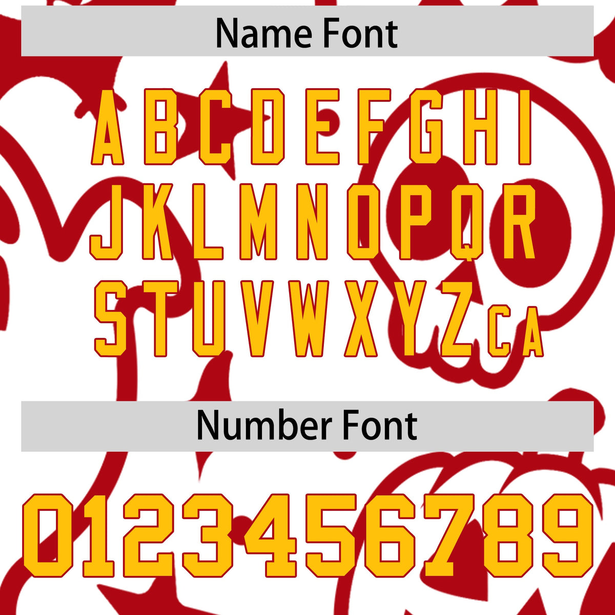 Custom White Red Gold Bats Pumpkins Ghost Patterns Halloween Letterman Jacket | Custom Letterman Jacket,Add Name and Numbern,Sublimation Printed &amp; Stitched,Perfect for Parties | KXKSHOP