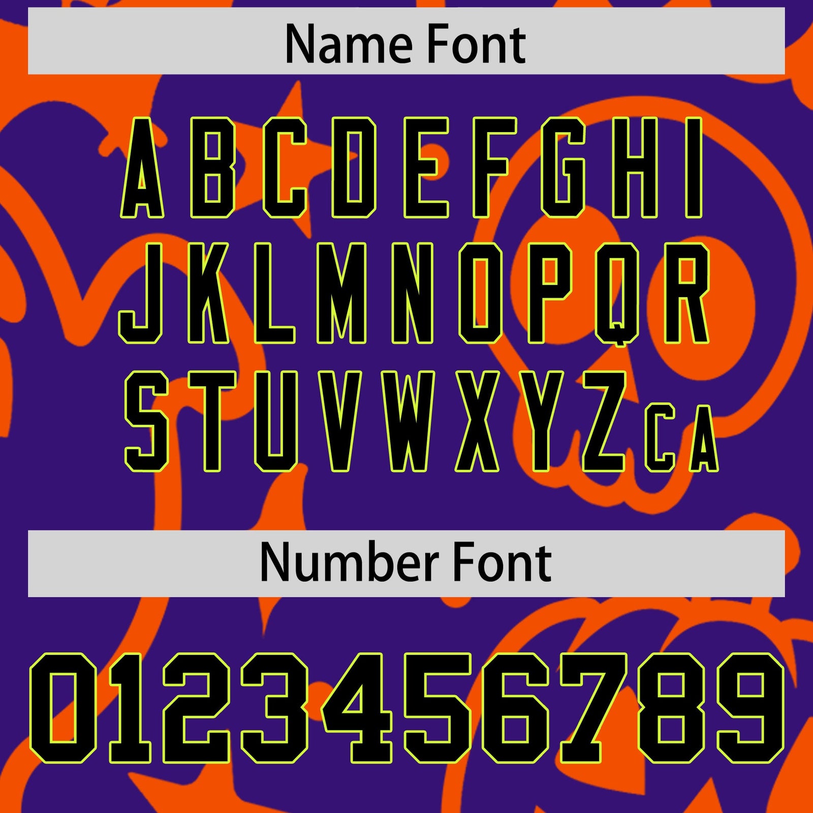 Custom Orange Purple Neon Green Bats Pumpkins Ghost Patterns Halloween Letterman Jacket | Custom Letterman Jacket,Add Name and Numbern,Sublimation Printed & Stitched,Perfect for Parties | KXKSHOP