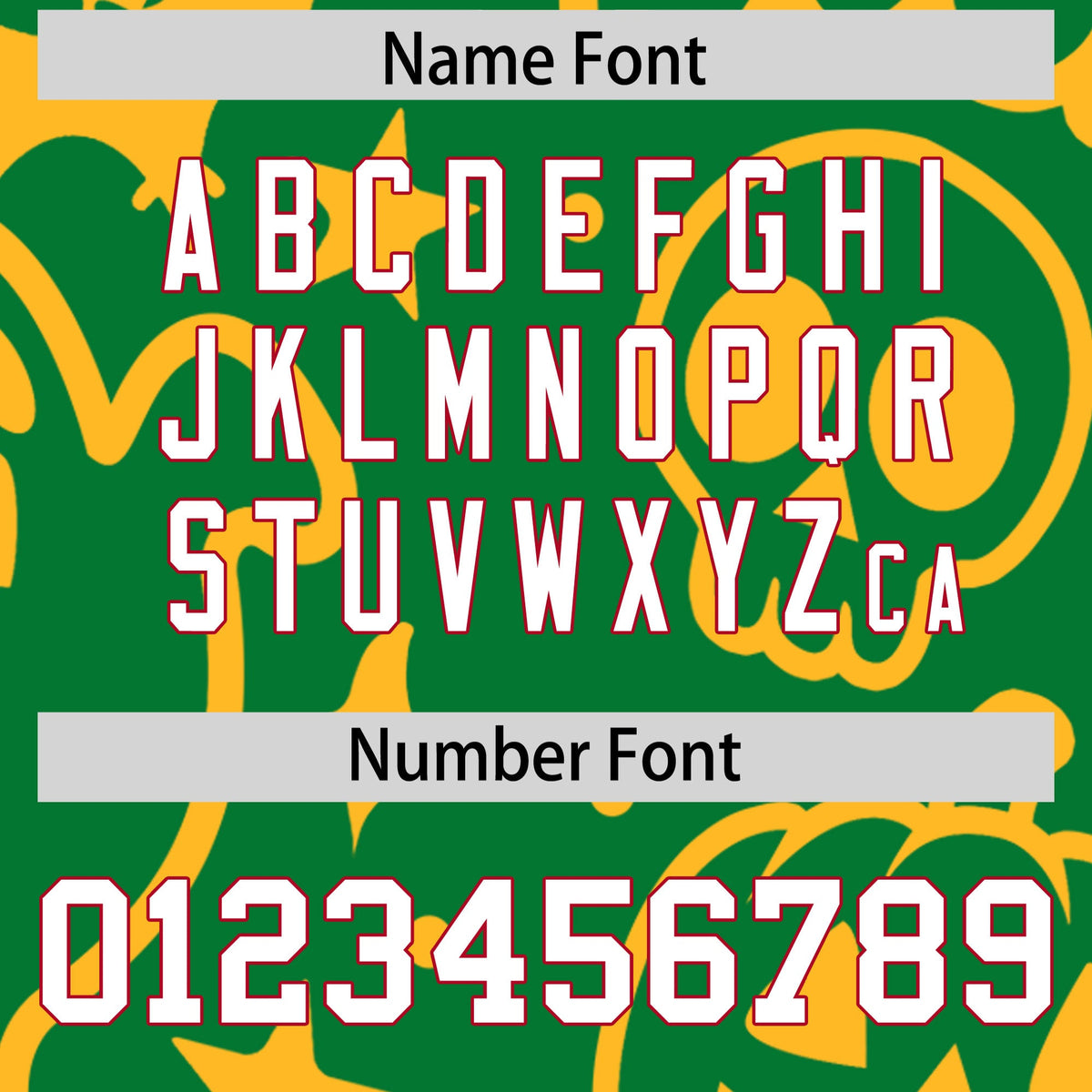 Custom Kelly Green Gold Red Bats Pumpkins Ghost Patterns Halloween Letterman Jacket | Custom Letterman Jacket,Add Name and Numbern,Sublimation Printed & Stitched,Perfect for Parties | KXKSHOP