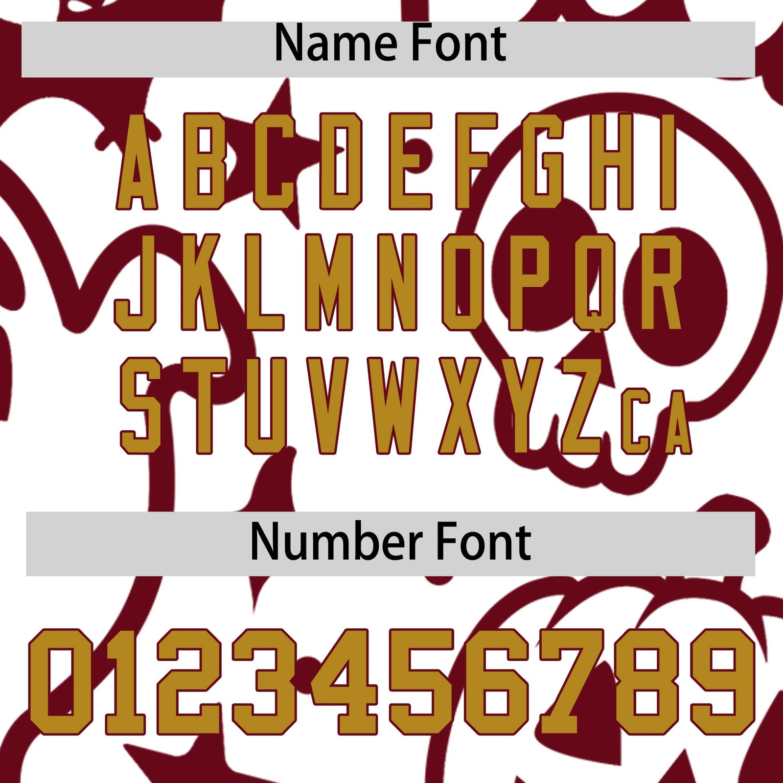 Custom White Crimson Old Gold Bats Pumpkins Ghost Patterns Halloween Letterman Jacket | Custom Letterman Jacket,Add Name and Numbern,Sublimation Printed & Stitched,Perfect for Parties | KXKSHOP