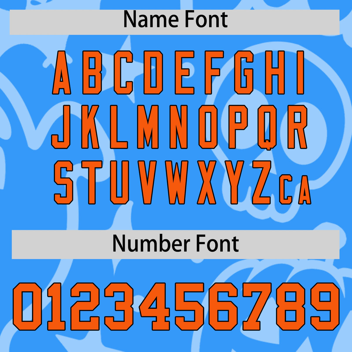 Custom Orange Powder Blue Black Bats Pumpkins Ghost Patterns Halloween Letterman Jacket | Custom Letterman Jacket,Add Name and Numbern,Sublimation Printed &amp; Stitched,Perfect for Parties | KXKSHOP