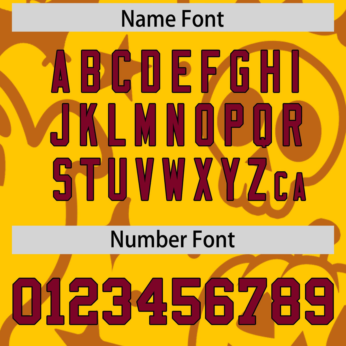 Custom Crimson Gold Yellow Bats Pumpkins Ghost Patterns Halloween Letterman Jacket | Custom Letterman Jacket,Add Name and Numbern,Sublimation Printed & Stitched,Perfect for Parties | KXKSHOP