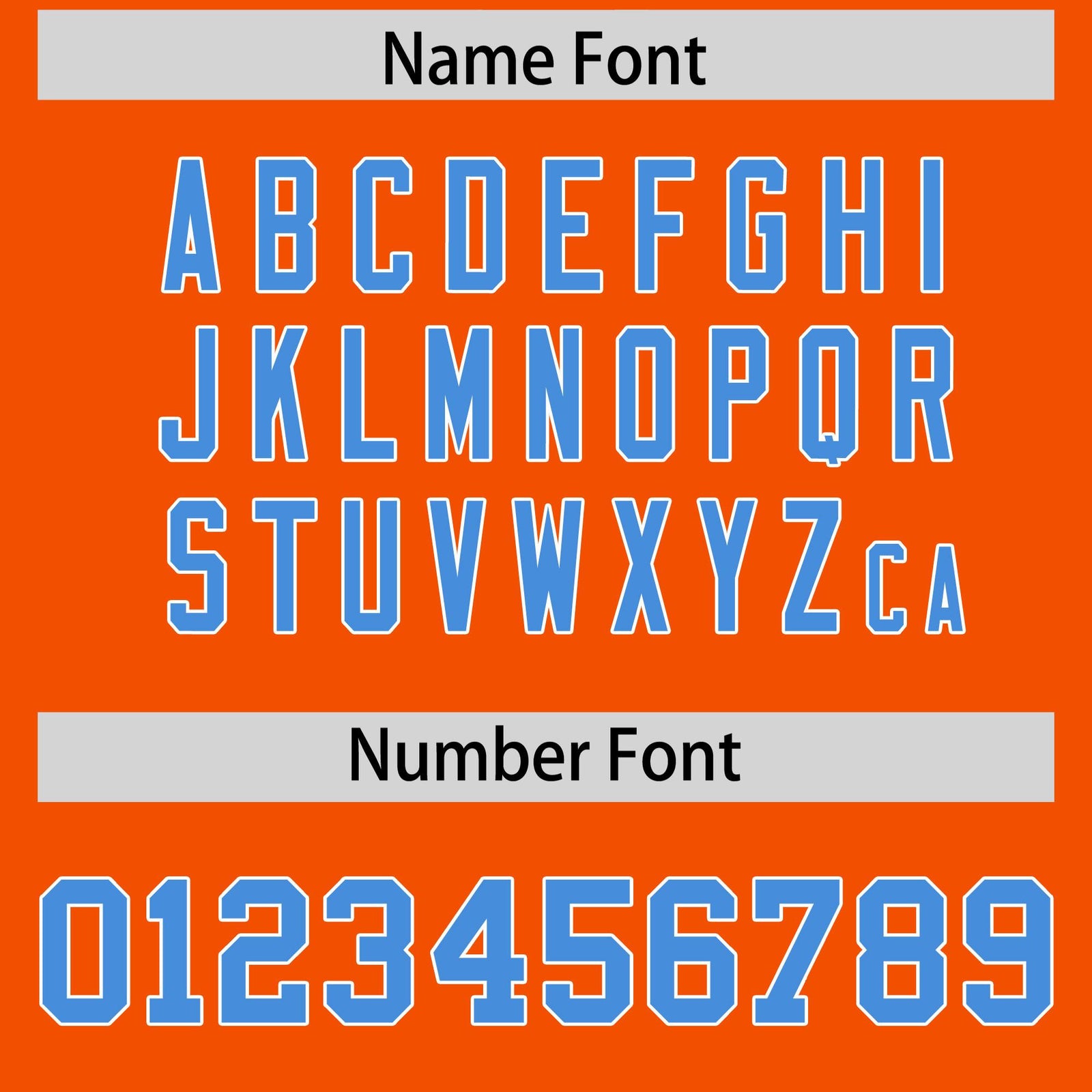 Custom Orange Powder Blue White Full-Snap Varsity Raglan Sleeves Gradient Letterman Jacket