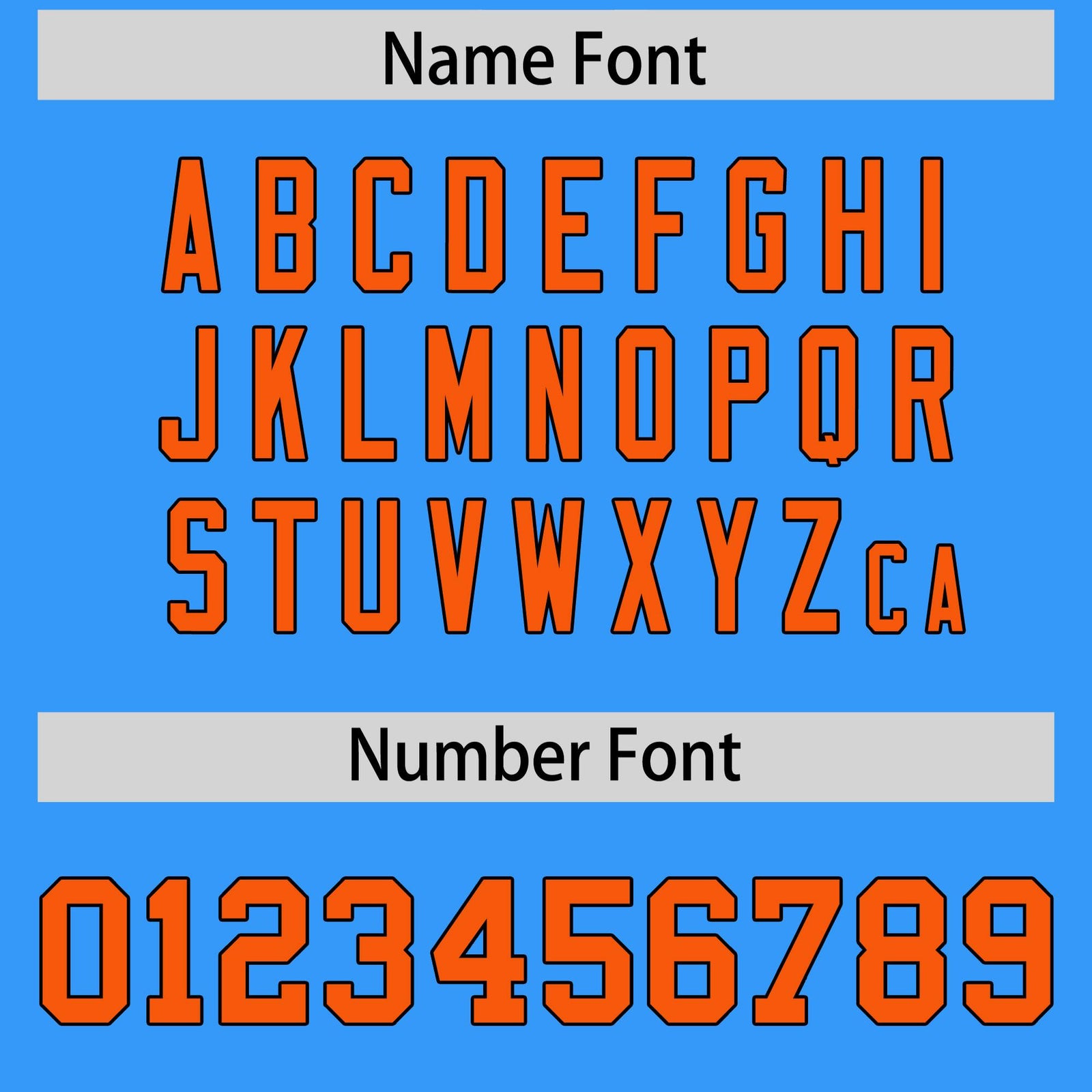 Custom Powder Blue Orange Black Full-Snap Varsity Raglan Sleeves Gradient Letterman Jacket